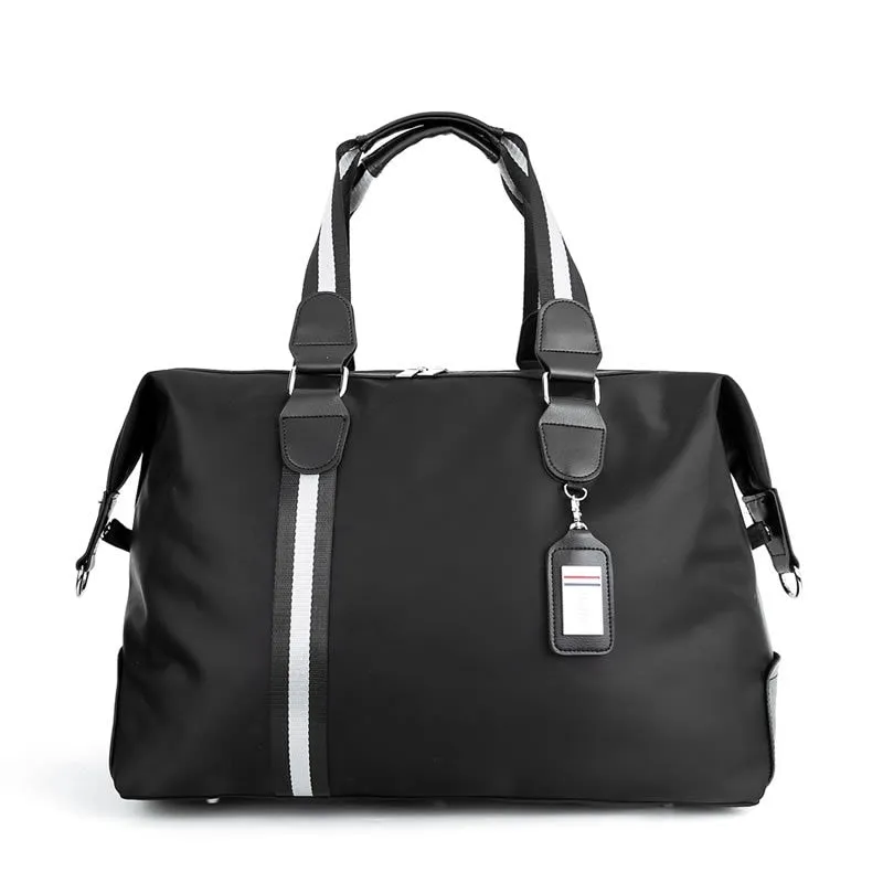 Cabin-Ready Multifunction Travel Duffel Gym Duffel - Black/Blue - One Size
