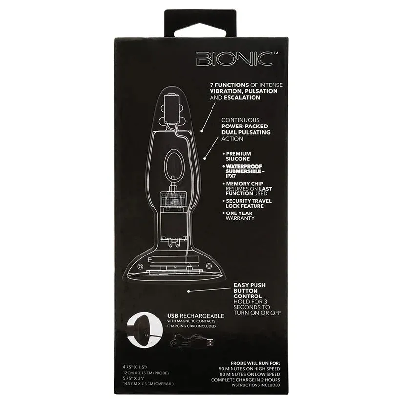 Calexotics  Bionic Dual Pulsating  Probe - Black