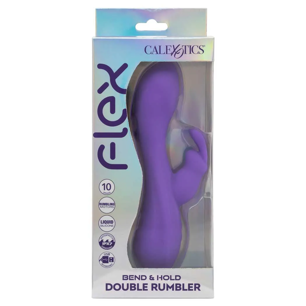 CalExotics Flex Bend & Hold Double Rumbler Vibrator