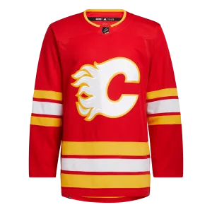 Calgary Flames Home Adidas PrimeGreen Senior Jersey