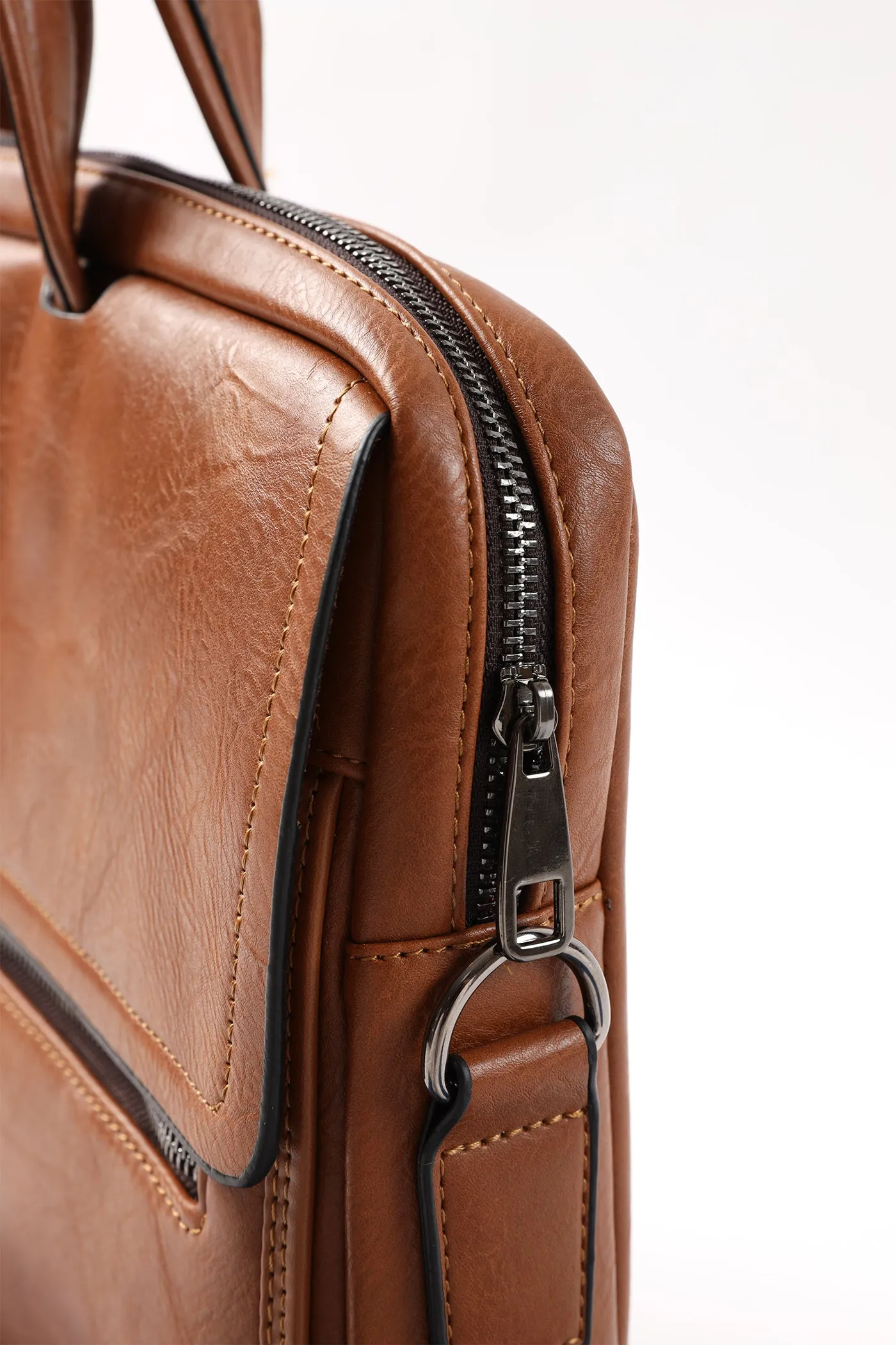 CAMEL BROWN LAPTOP-BAG