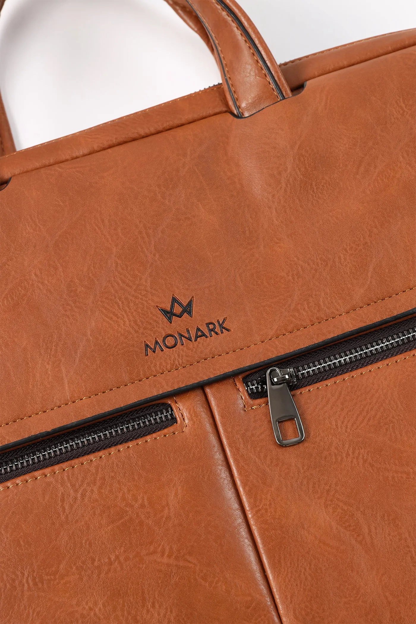 CAMEL BROWN LAPTOP-BAG