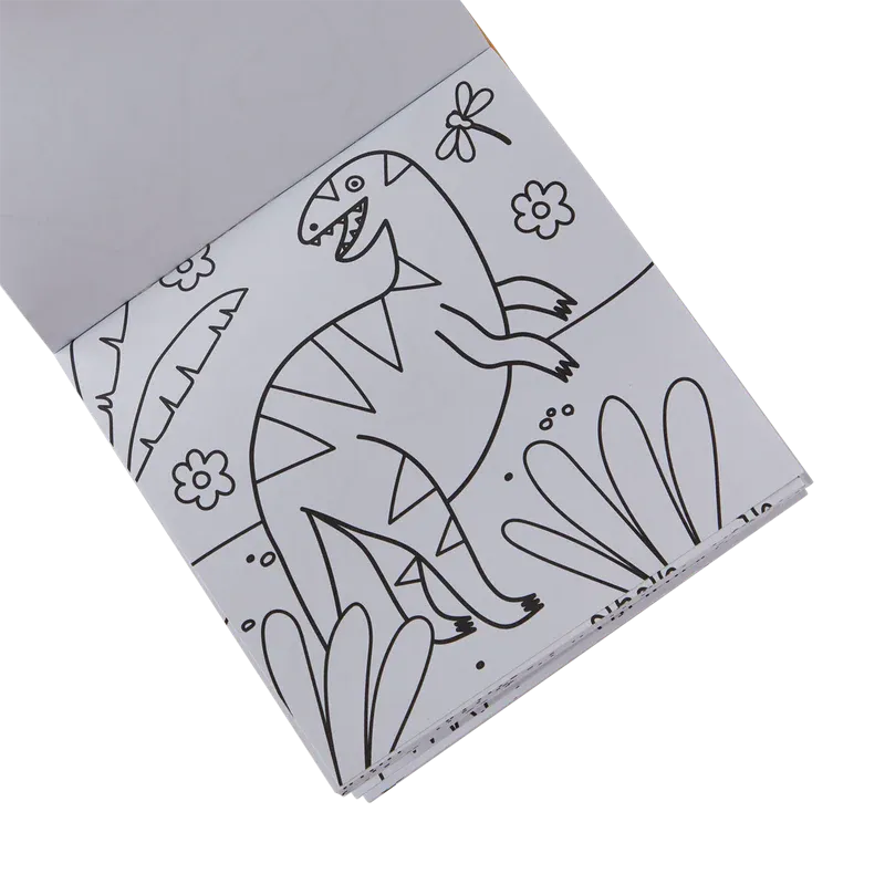 Carry Along Crayon & Coloring Book Kit - Dinoland