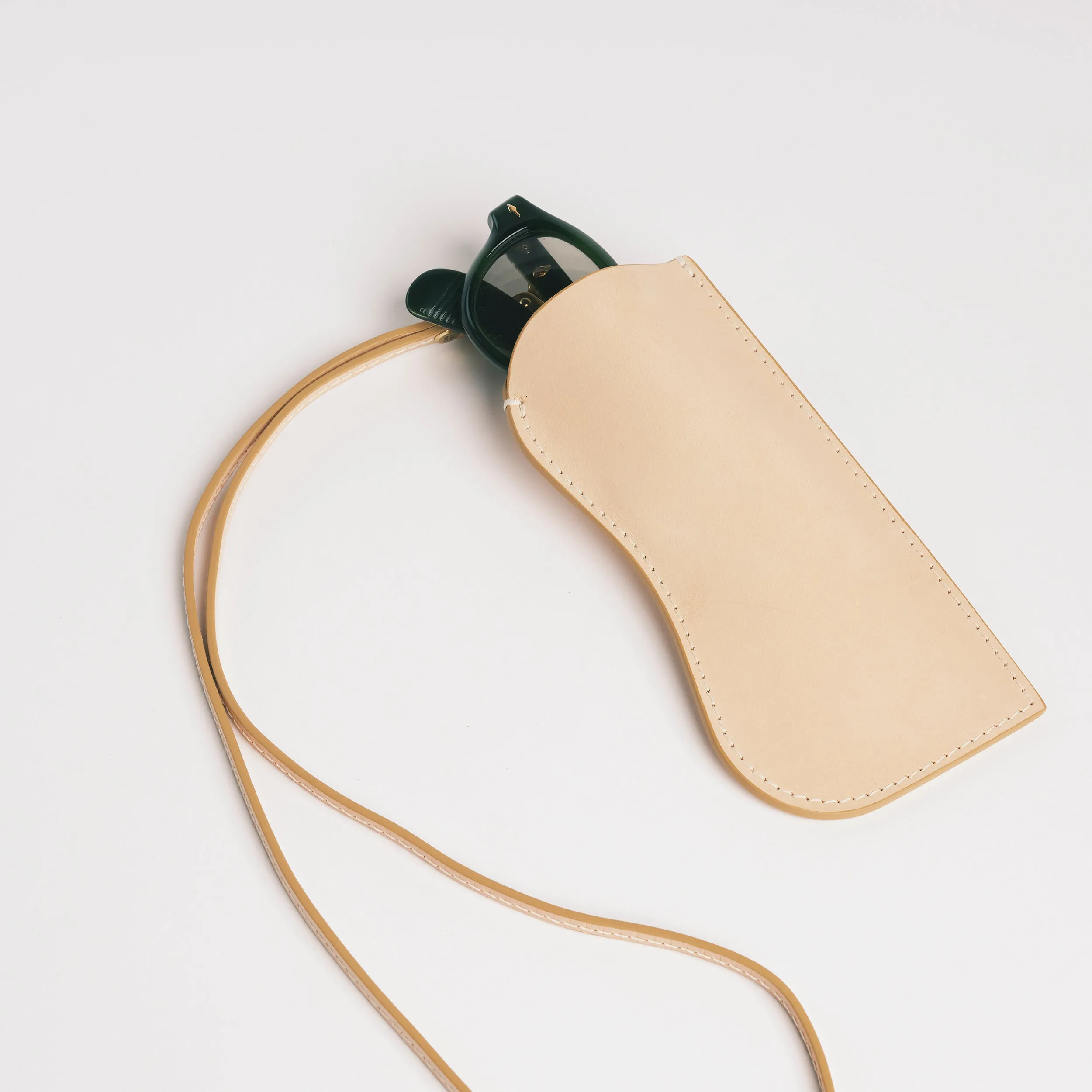 Ceci Sunglass Case in Vachetta
