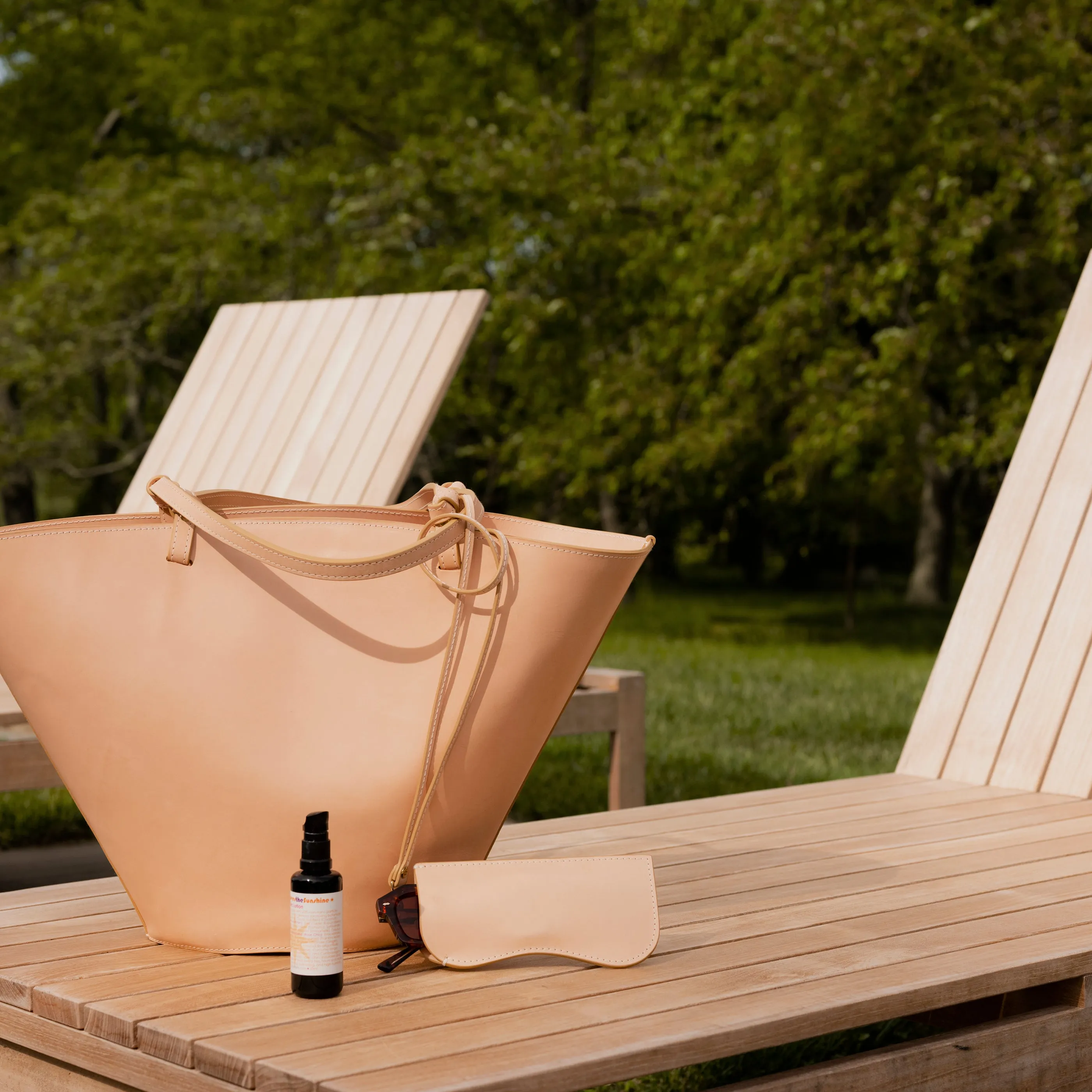 Ceci Sunglass Case in Vachetta