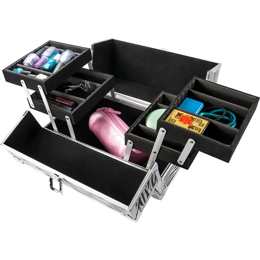 Cheri Bliss Compact Portable Cosmetic Case with Key Lock | BF11986
