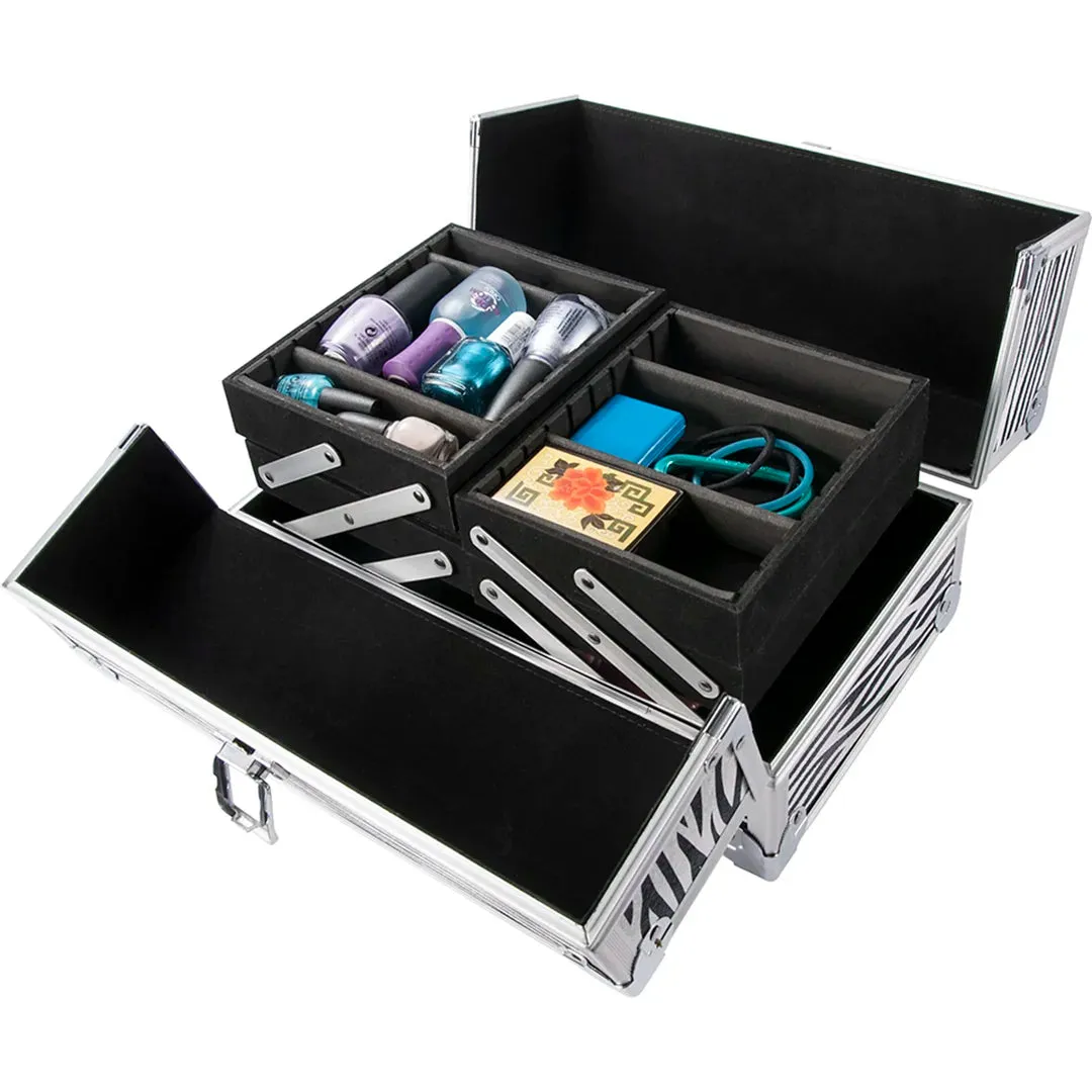 Cheri Bliss Compact Portable Cosmetic Case with Key Lock | BF11986