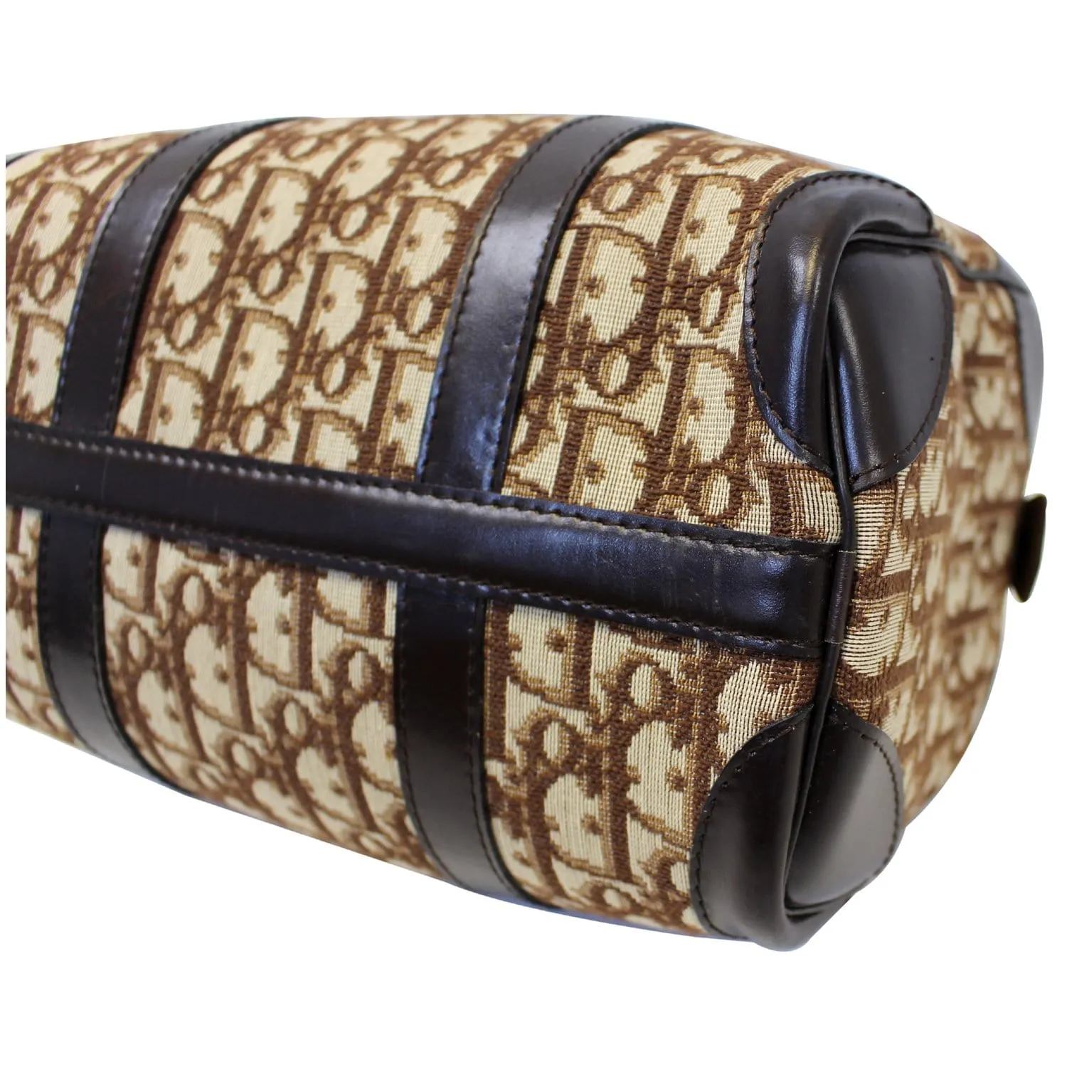 CHRISTIAN DIOR Monogram Logo Boston Duffle Bag