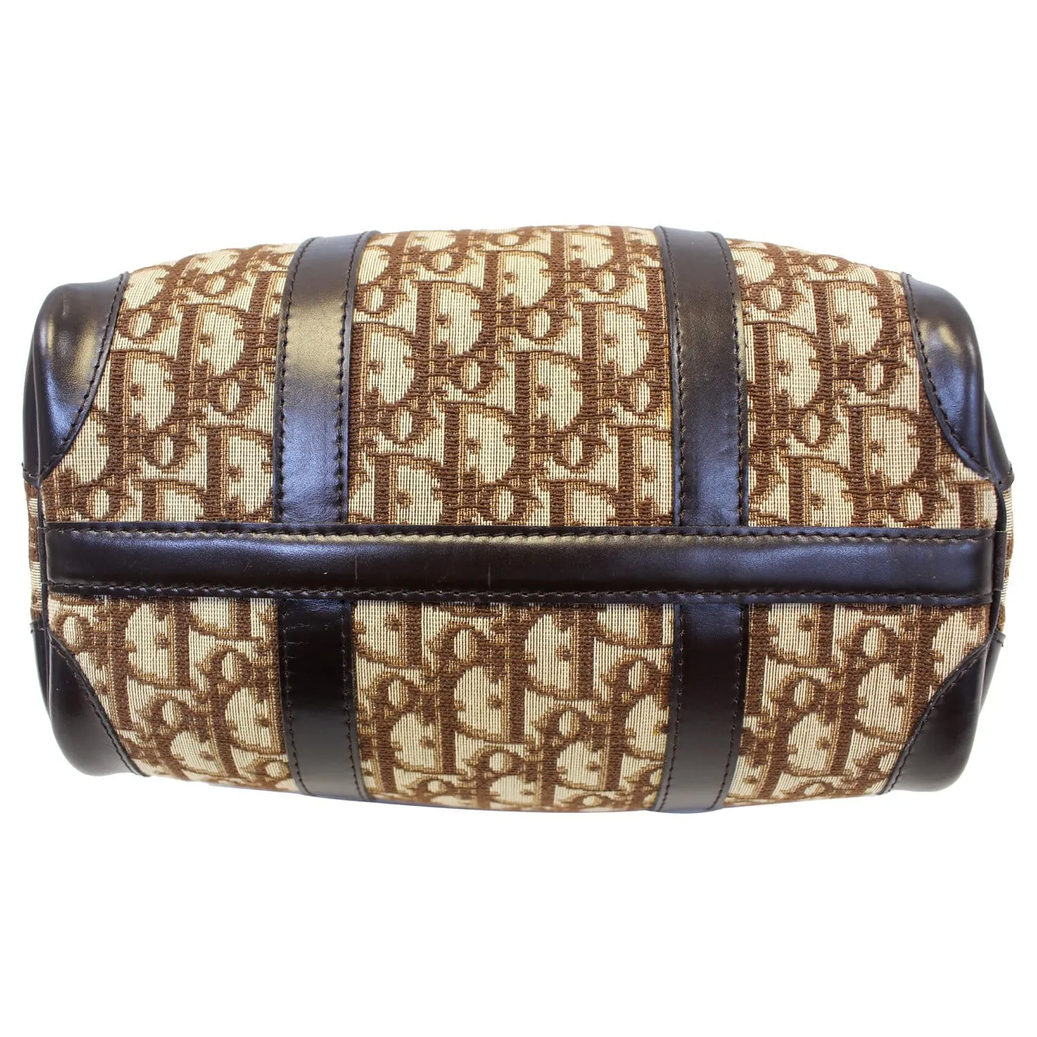 CHRISTIAN DIOR Monogram Logo Boston Duffle Bag