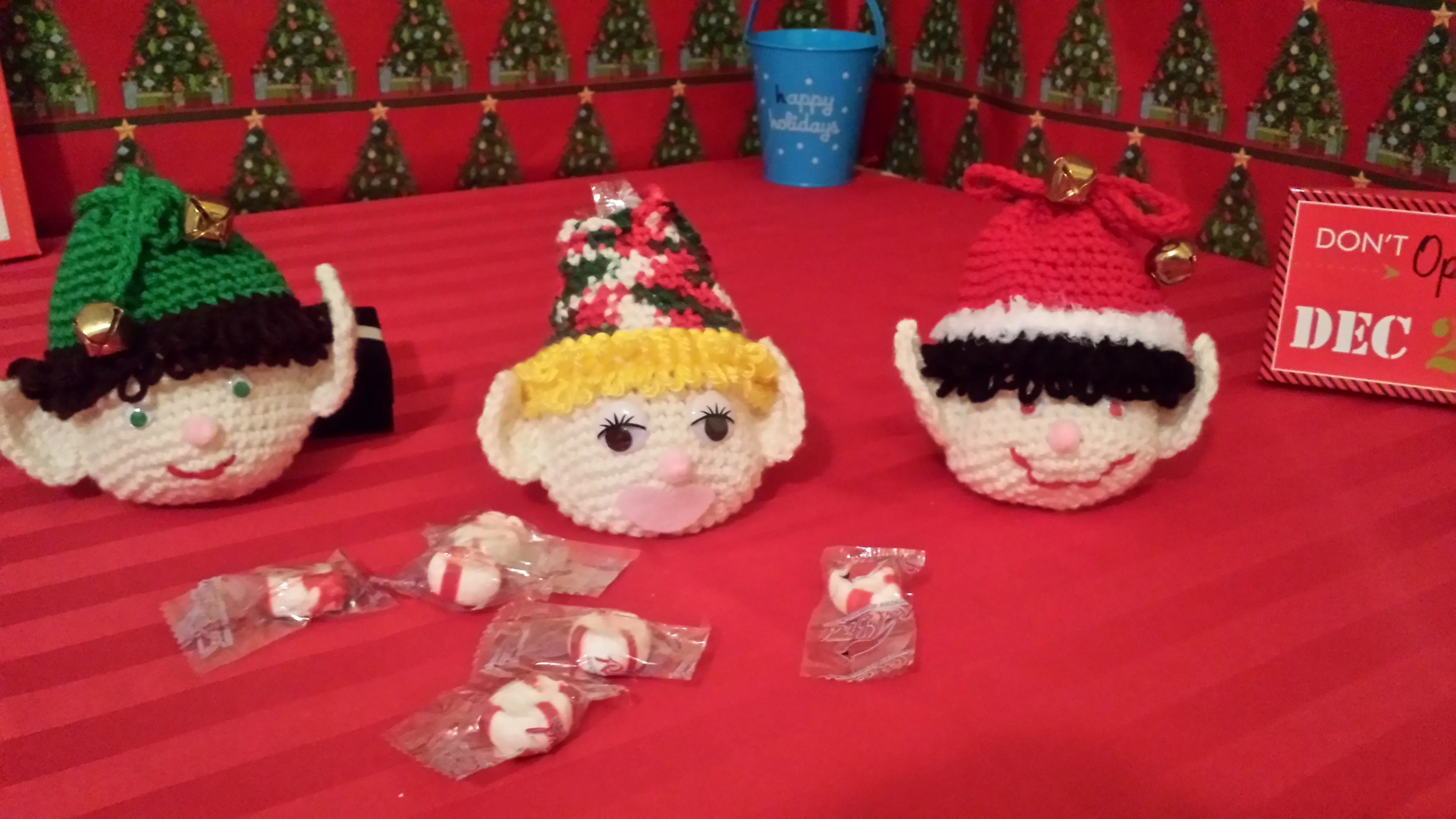 Christmas Elf Gift Bag Crochet Pattern in PDF Format
