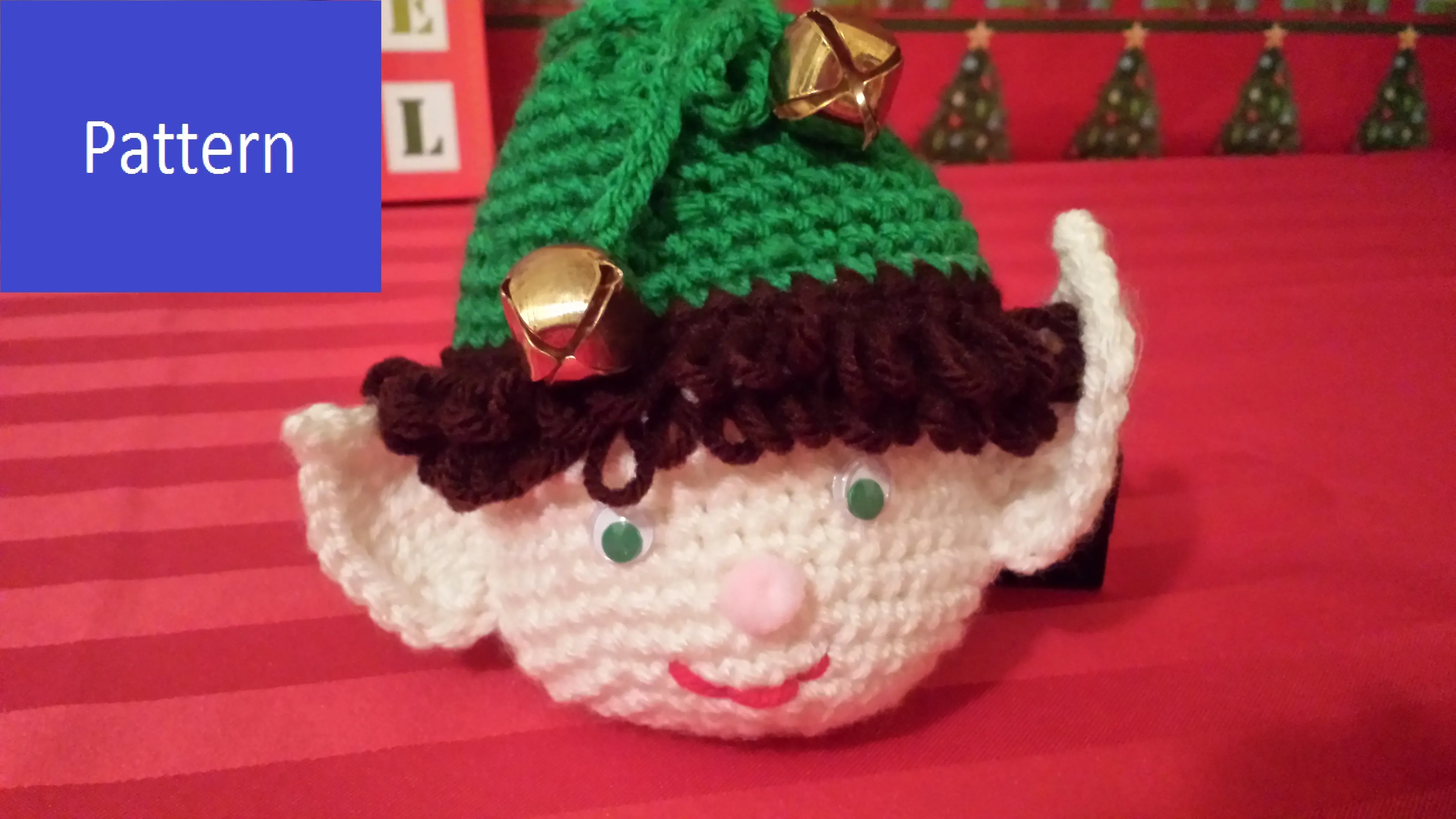 Christmas Elf Gift Bag Crochet Pattern in PDF Format