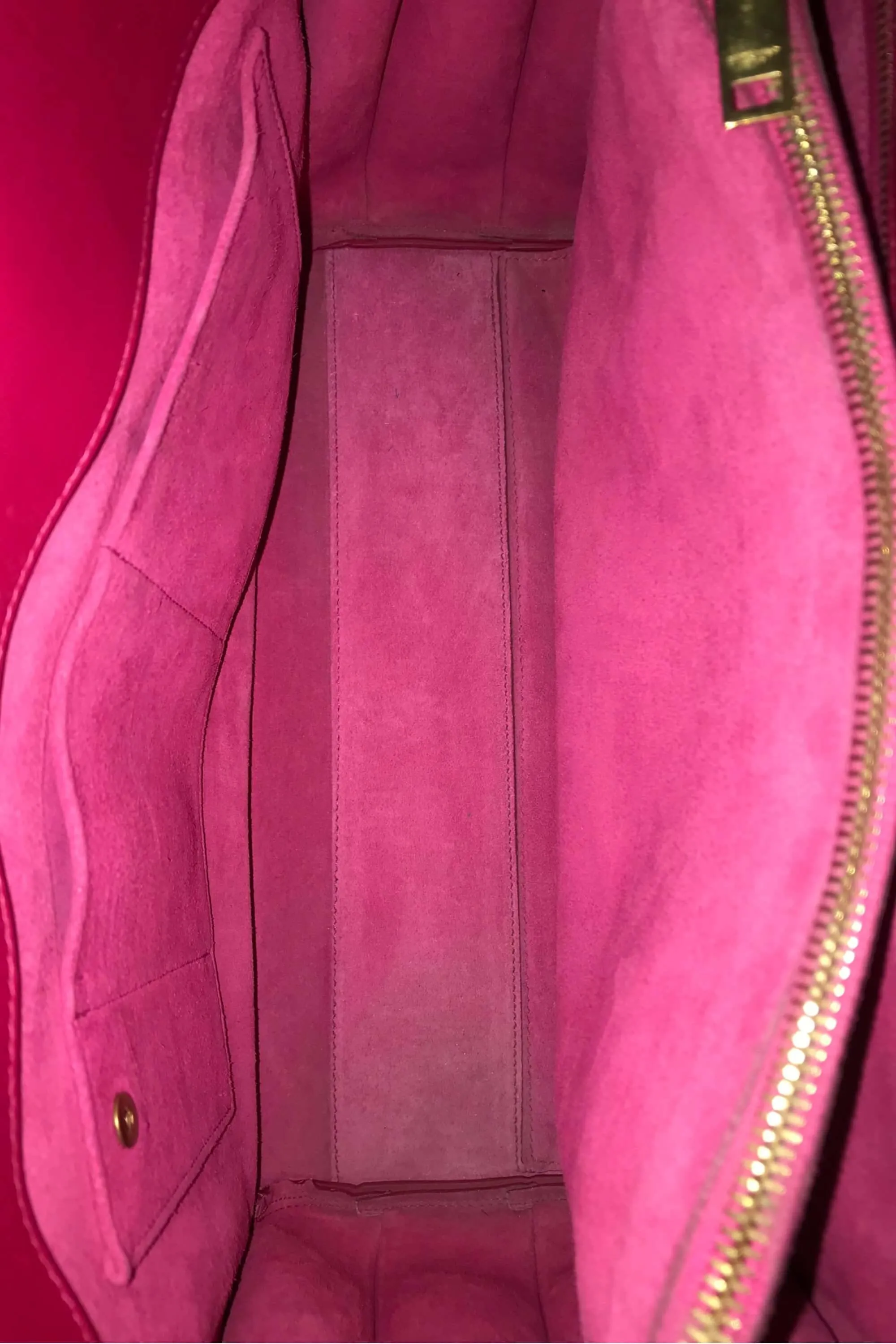Classic Small Sac De Jour Pink With Gold Hardware