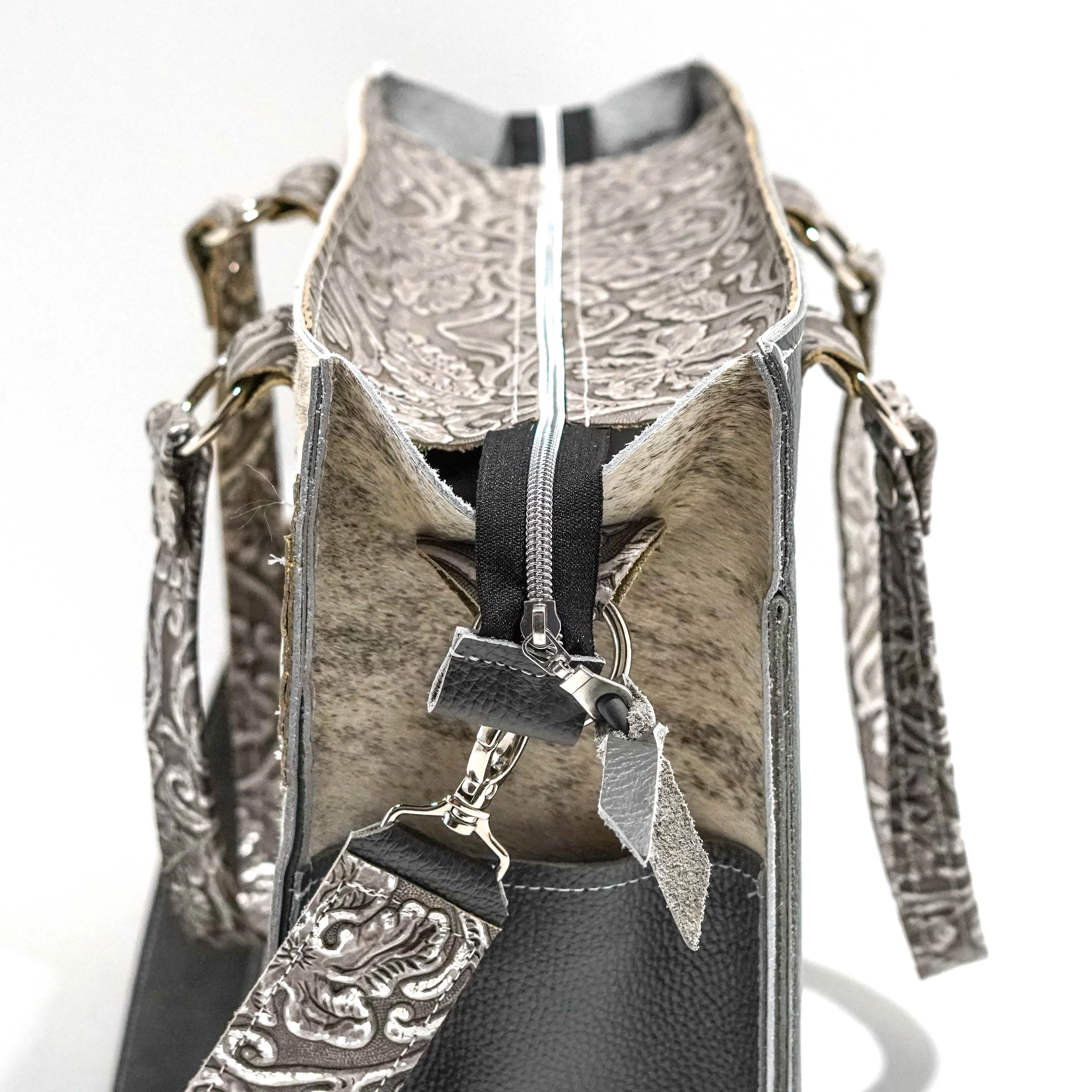 Clerk - Grey Brindle w/ Silver Tool