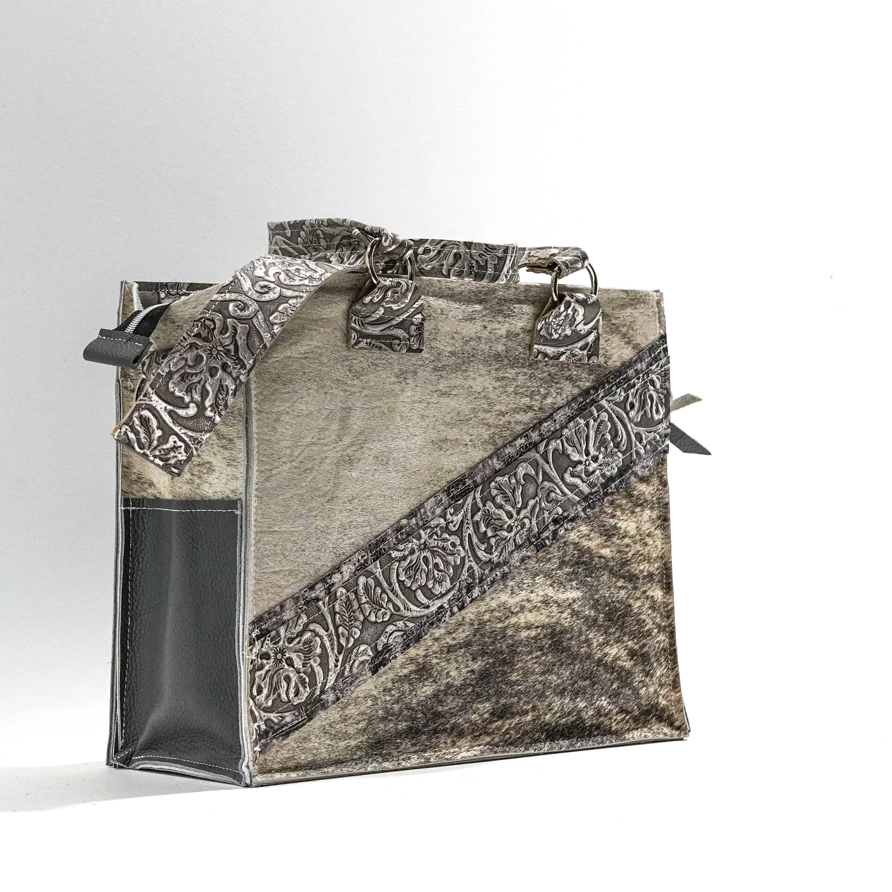 Clerk - Grey Brindle w/ Silver Tool