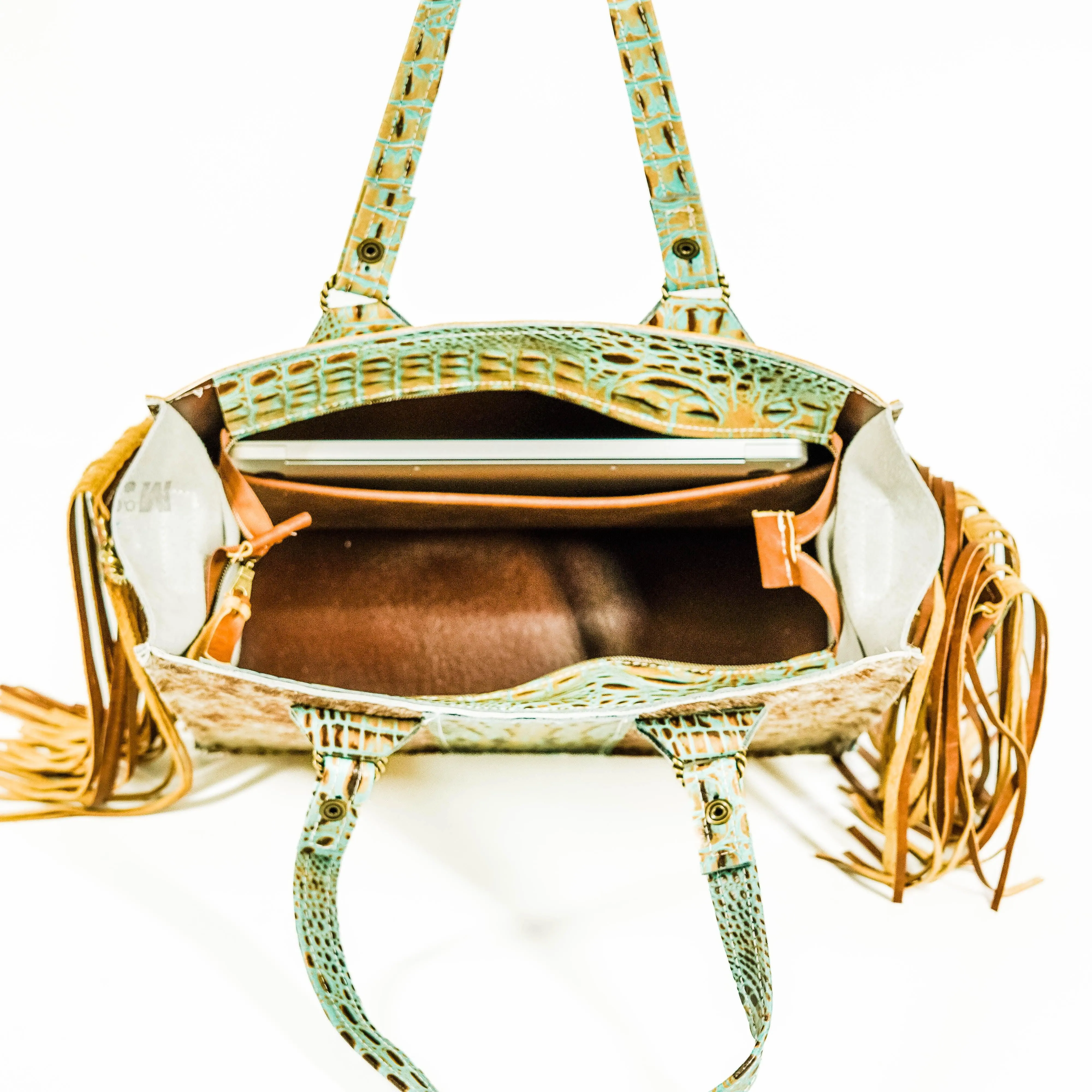 Clerk - Longhorn w/ Turquoise Croc