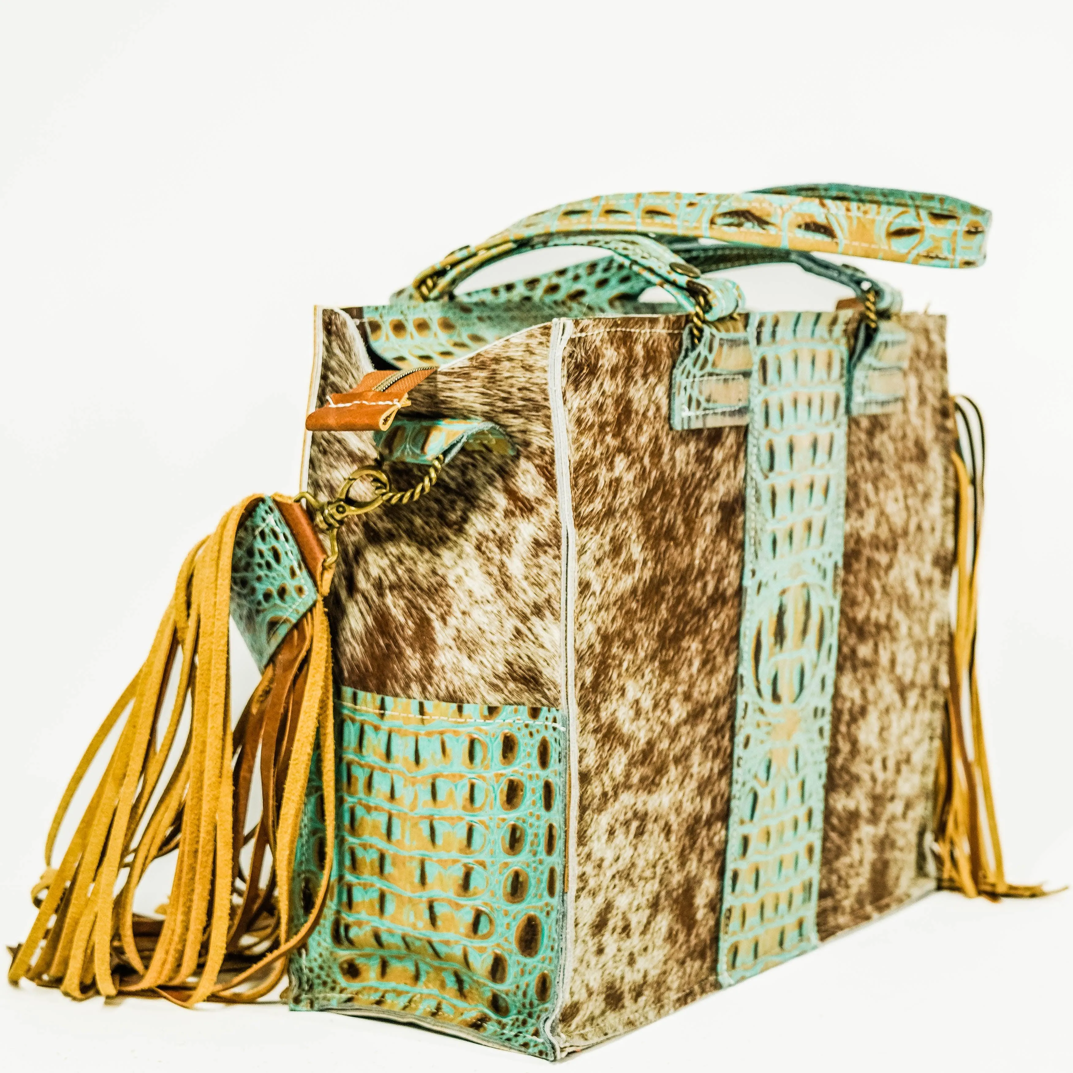 Clerk - Longhorn w/ Turquoise Croc