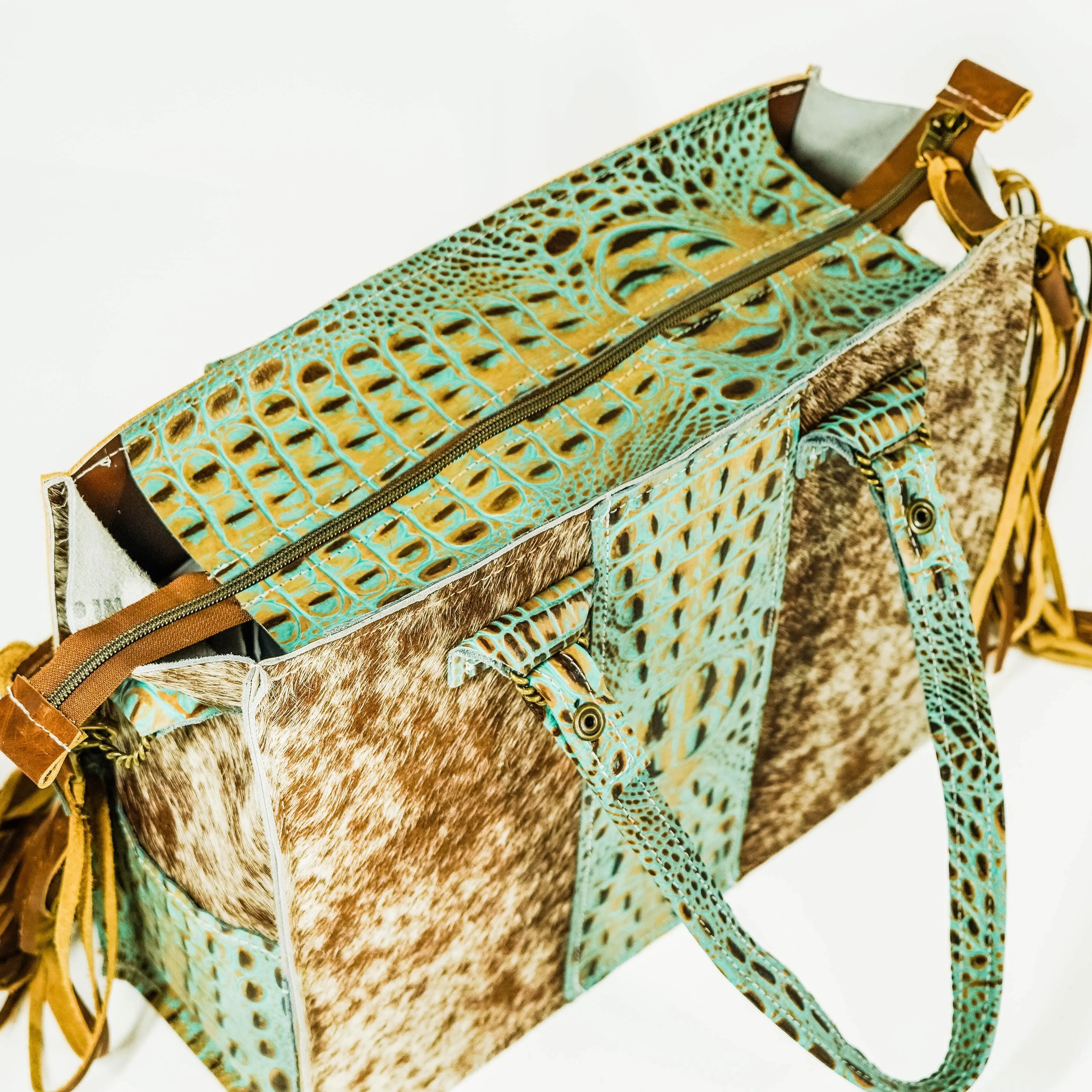 Clerk - Longhorn w/ Turquoise Croc