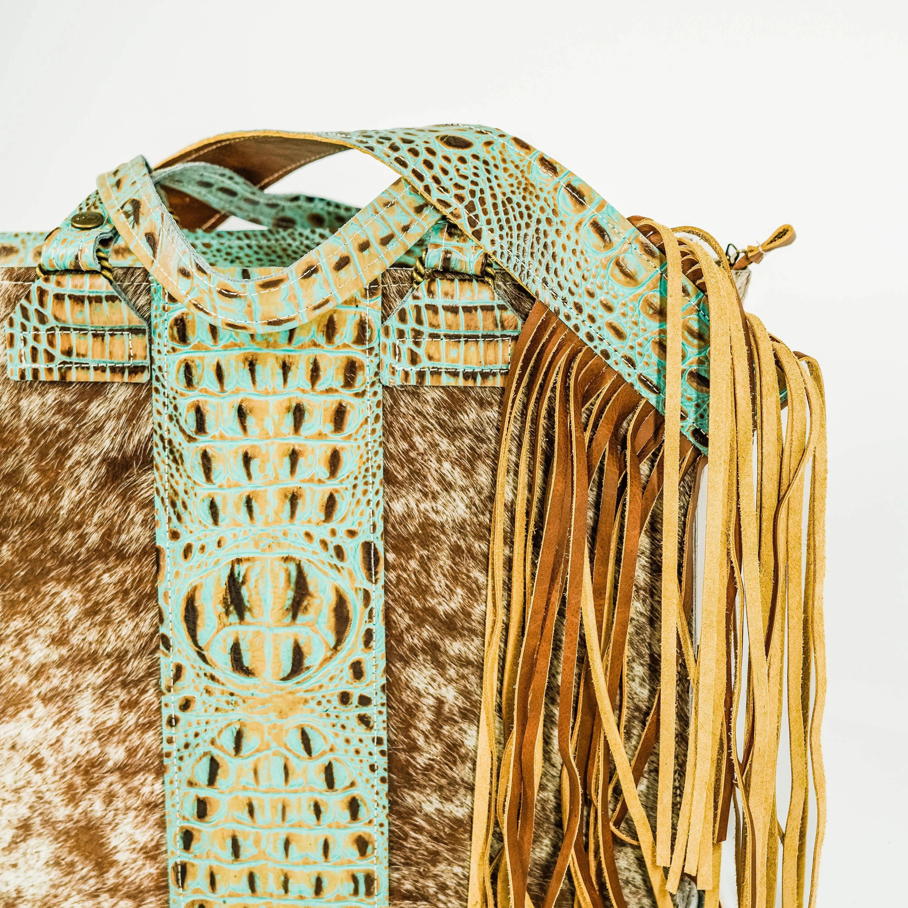 Clerk - Longhorn w/ Turquoise Croc