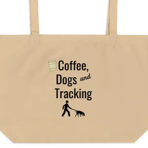Coffee, Dogs & Tracking X-Large Tote/ Shopping Bags