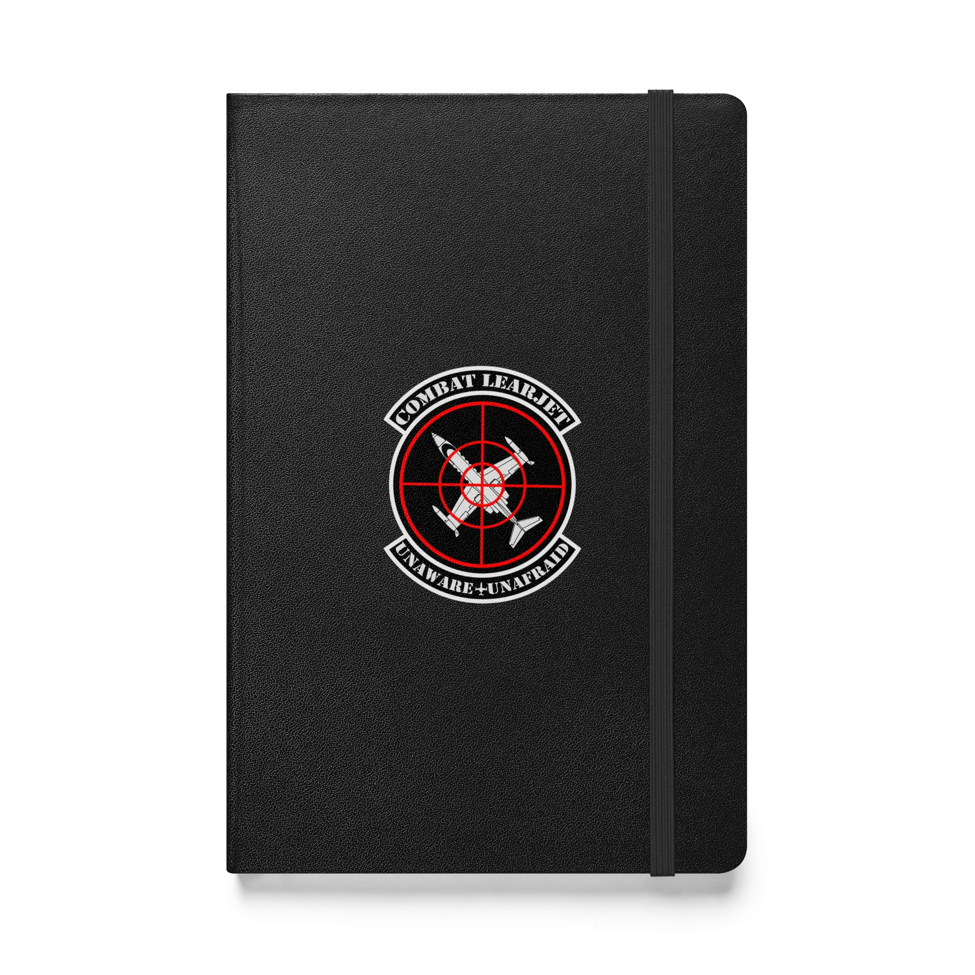 Combat Learjet Hardcover Bound Notebook