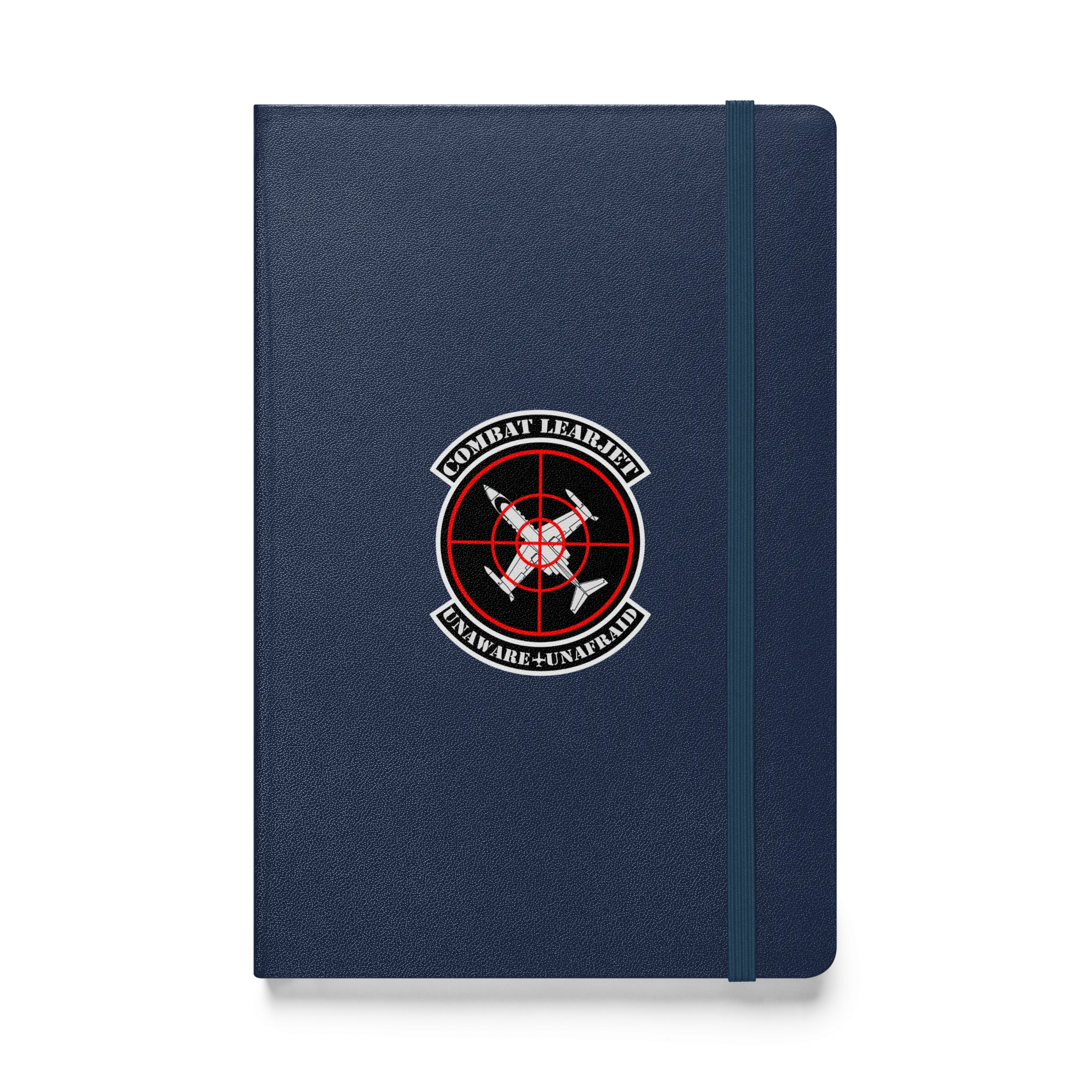 Combat Learjet Hardcover Bound Notebook