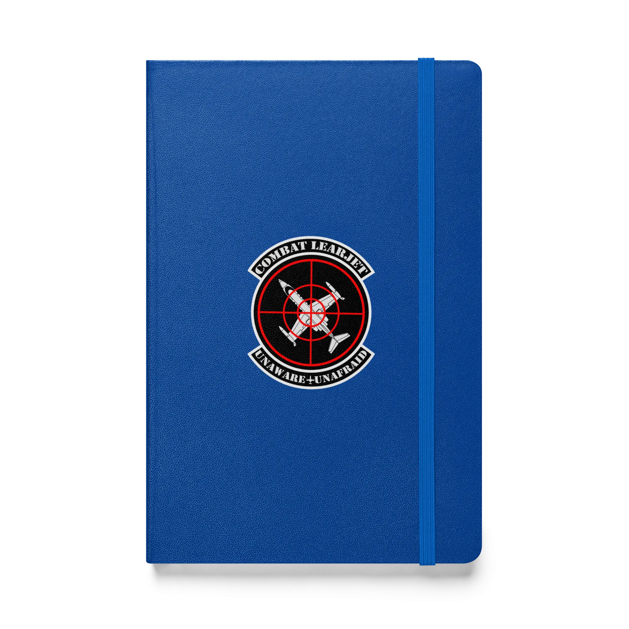 Combat Learjet Hardcover Bound Notebook