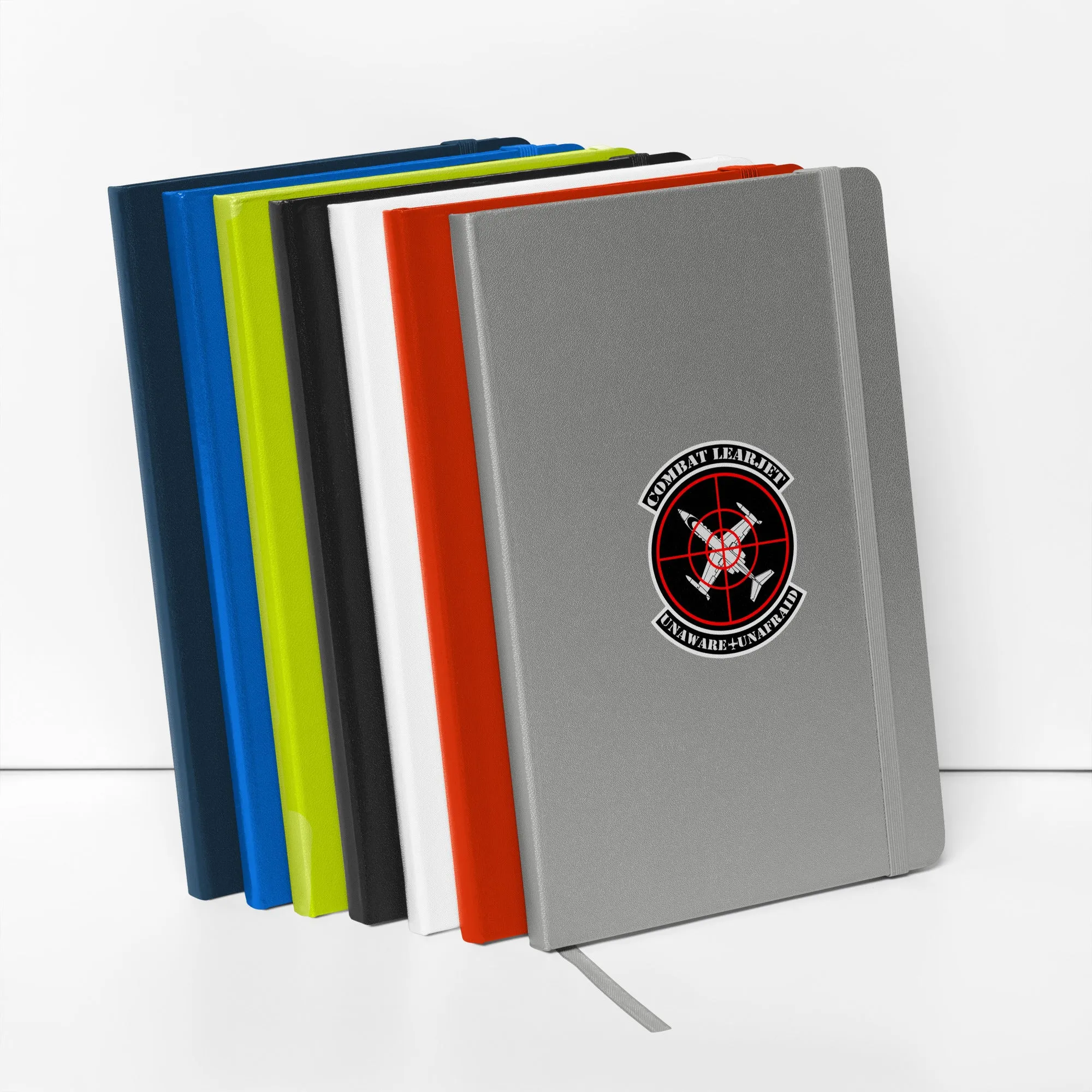 Combat Learjet Hardcover Bound Notebook