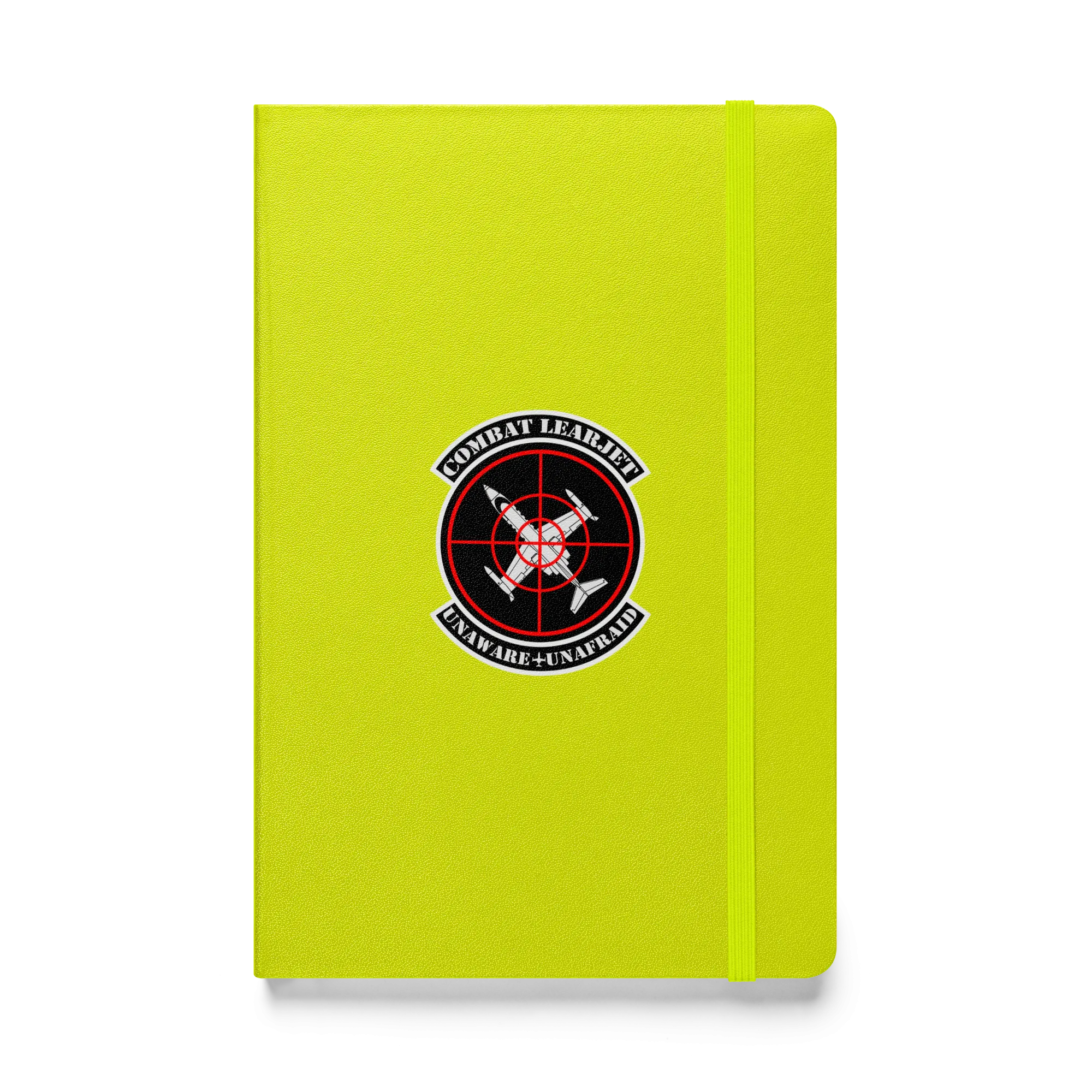Combat Learjet Hardcover Bound Notebook
