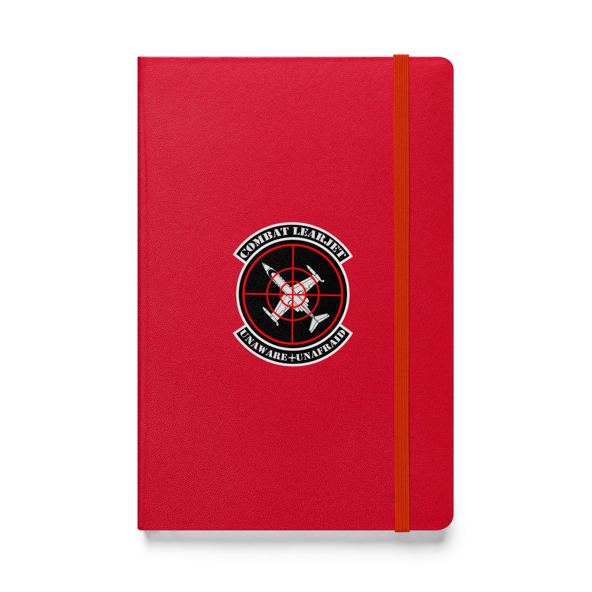 Combat Learjet Hardcover Bound Notebook