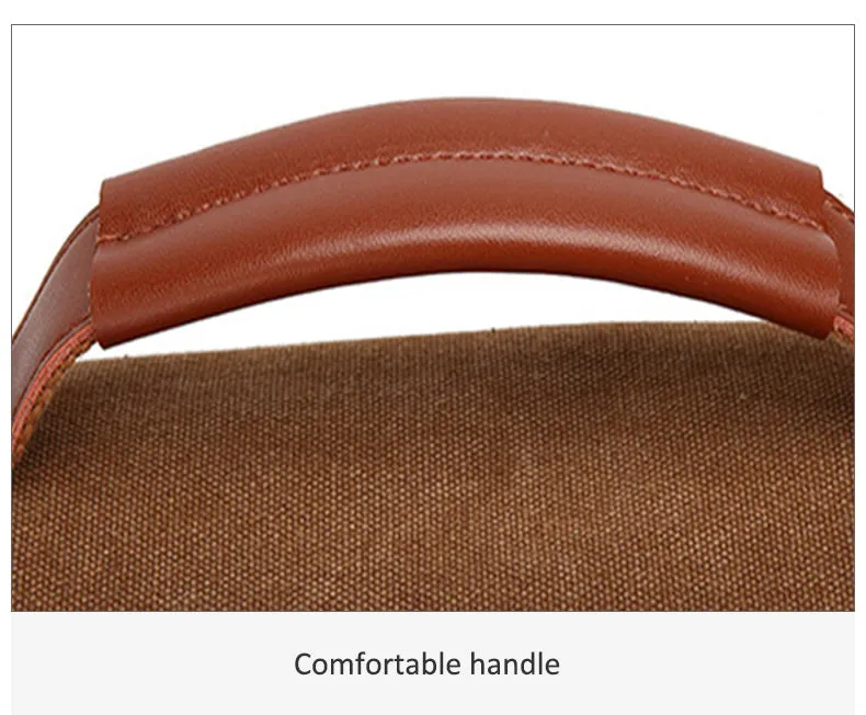 Commuter Canvas Crossbody Messenger Bag Laptop Bag for Men, 17 inches
