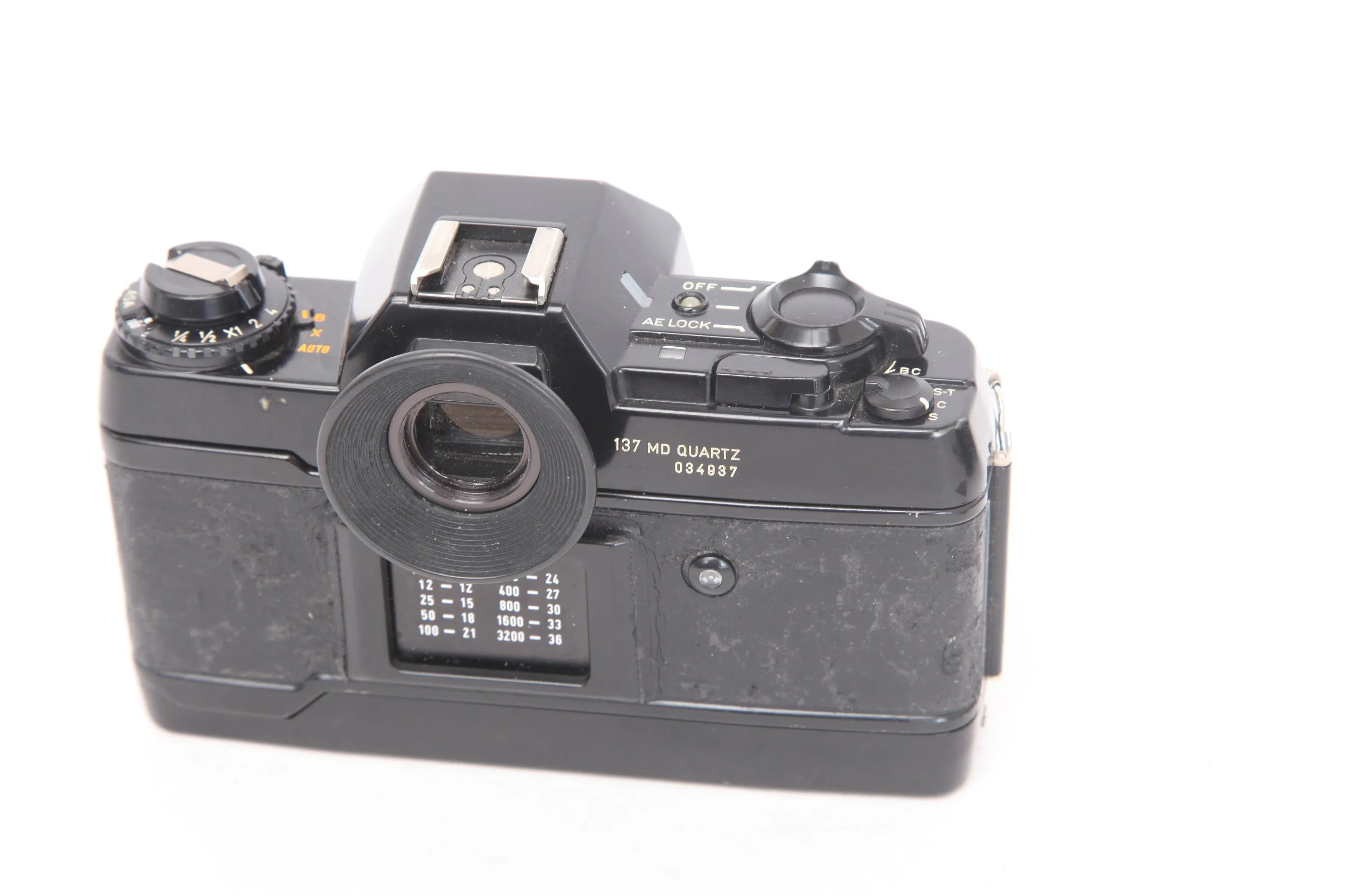Contax 137 MD Quartz - New light seals November 2022