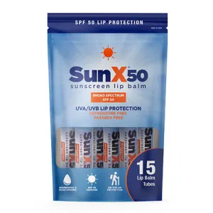 Coretex Sun X SPF 50 Lip Balm 15ct Travel Bag (case)