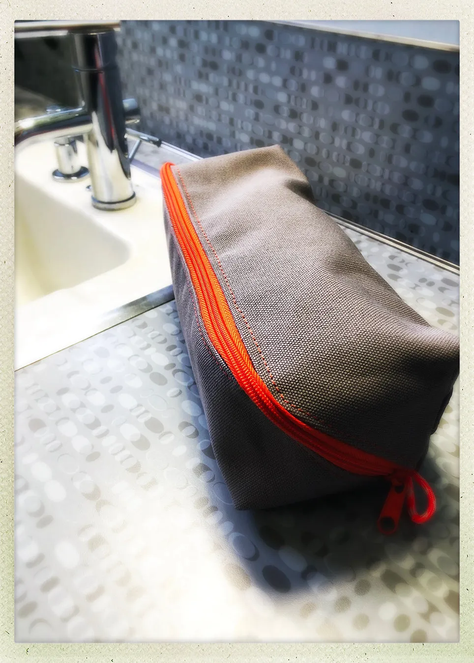 Cosmetic Bag in canvas