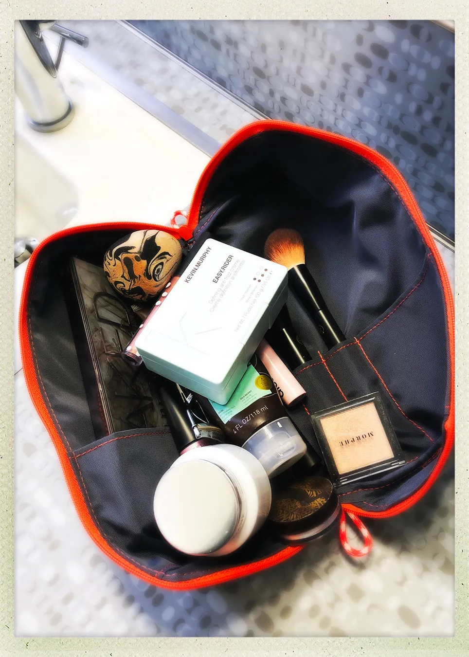Cosmetic Bag in canvas