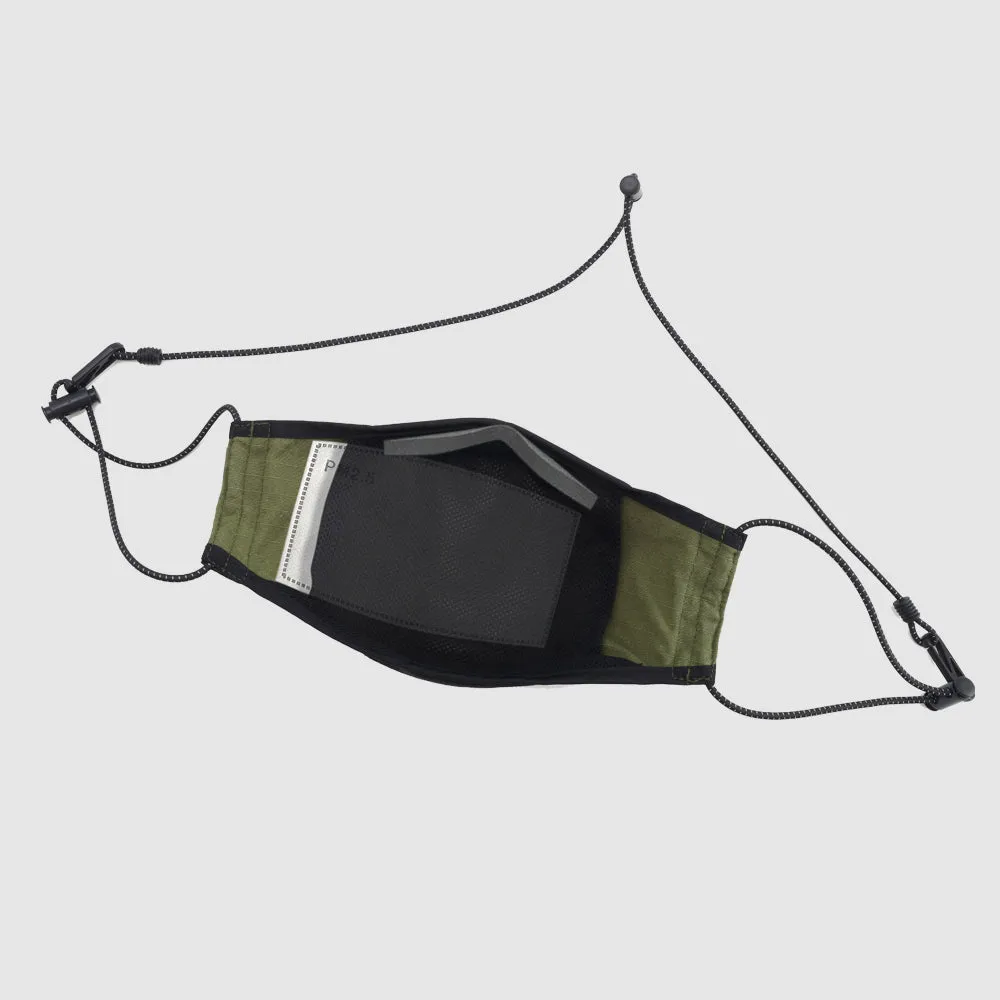 Cotton Ripstop Face Mask - Olive