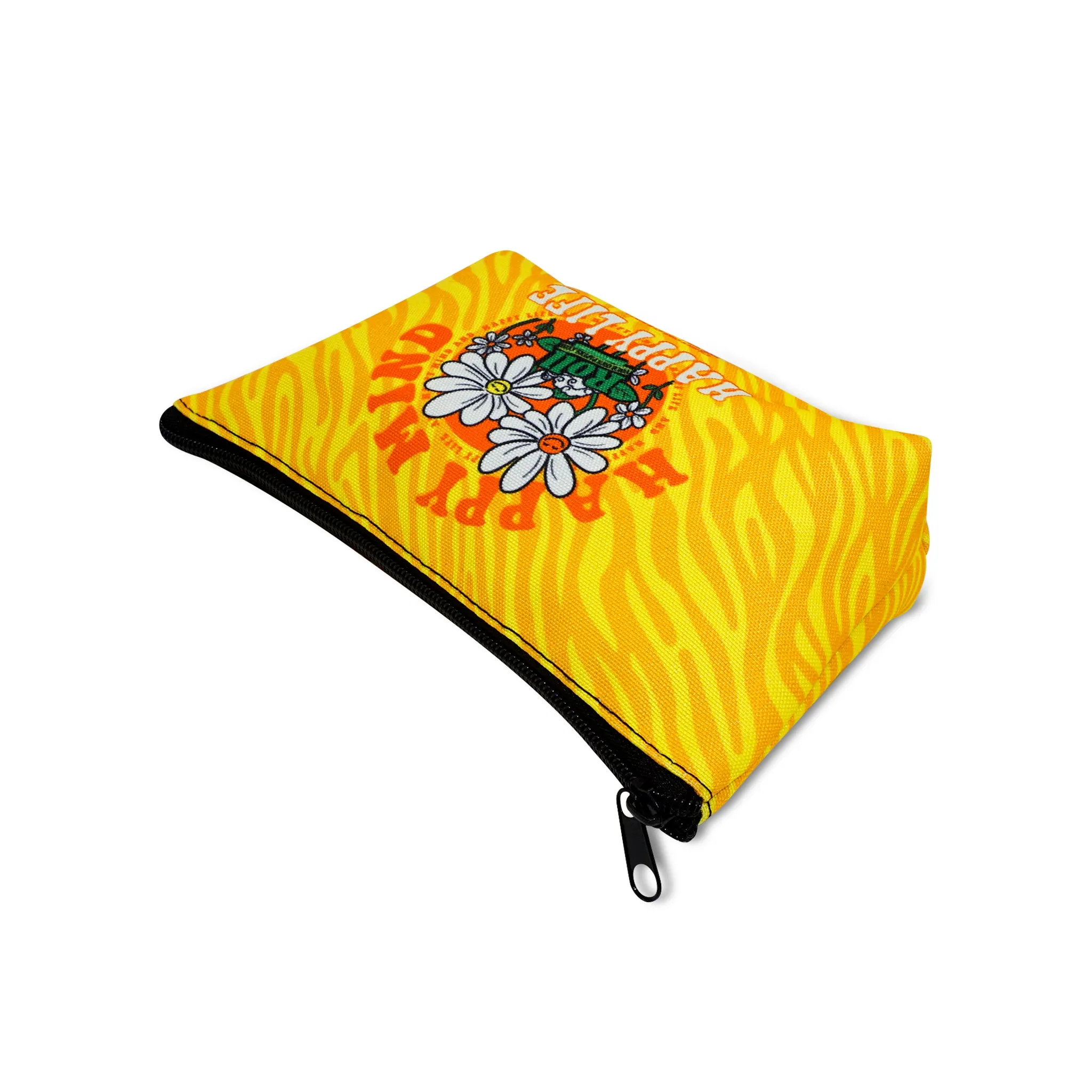 Custom Canvas Cosmetic Bag With Wide Bottom