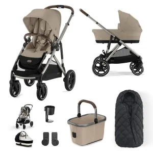 Cybex Gazelle S Essential Bundle - Taupe / Almond Beige