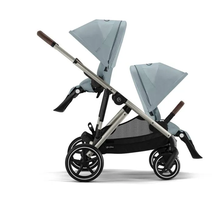 Cybex Gazelle S Twin Pushchair - Taupe / Stormy Blue