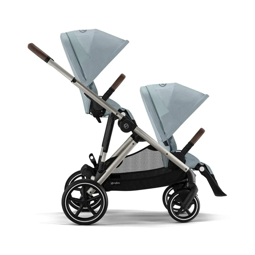 Cybex Gazelle S Twin Pushchair - Taupe / Stormy Blue
