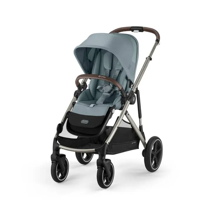 Cybex Gazelle S Twin Pushchair - Taupe / Stormy Blue