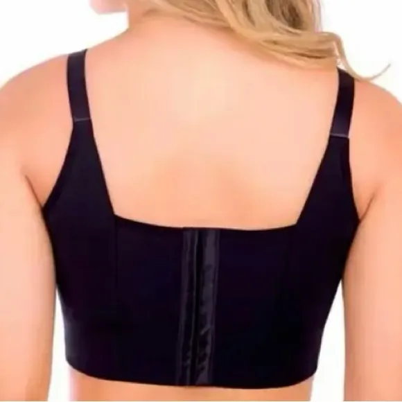 Deep Cup Fashion Women Black Push Up Hidden Underwire Support Lift Seamless Bra