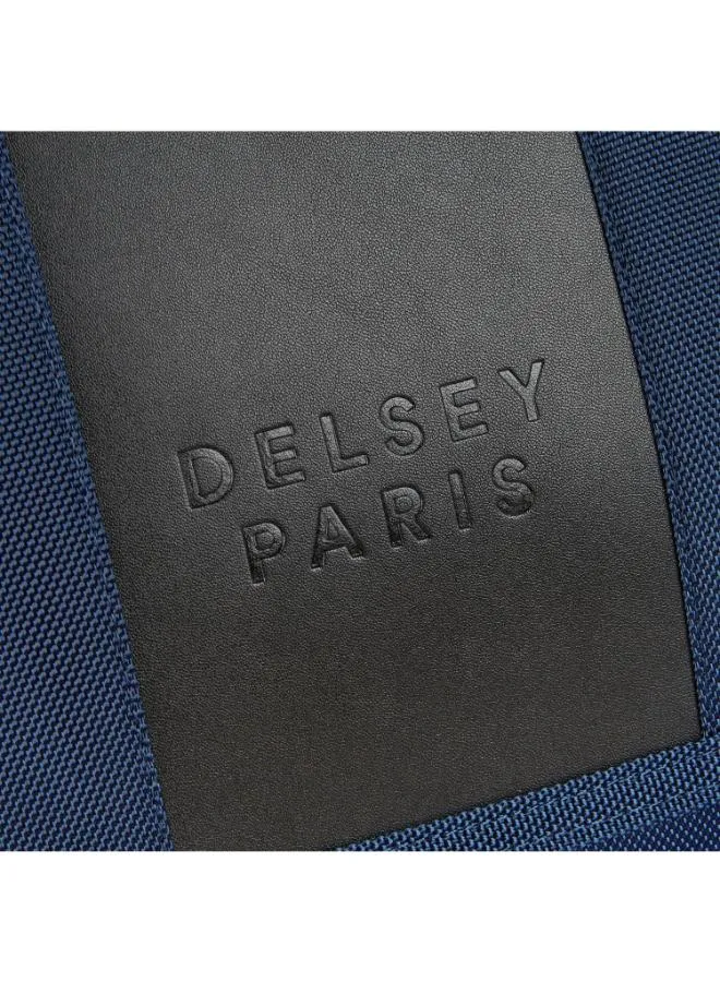 Delsey Wagram 2 Comparment Satchel Breifecase 15.6 Inch Navy Blue - 00119916102