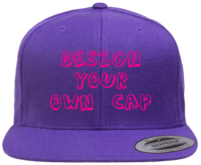 Design your own snapback cap