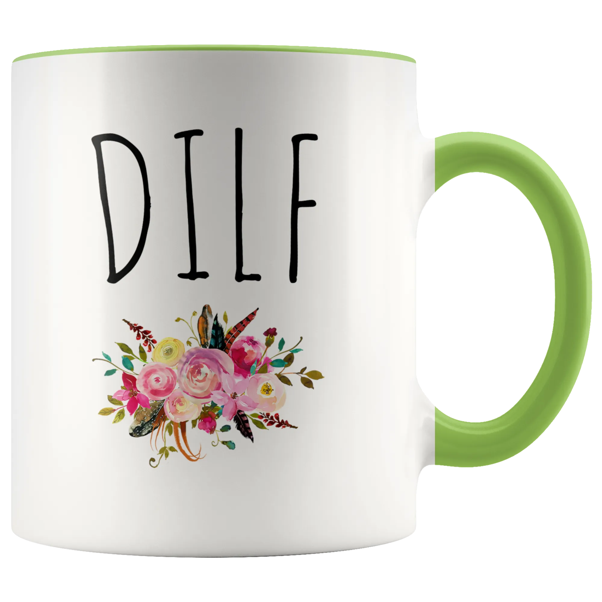 DILF Mug Dad Gag Gift Funny Husband Coffee Cup