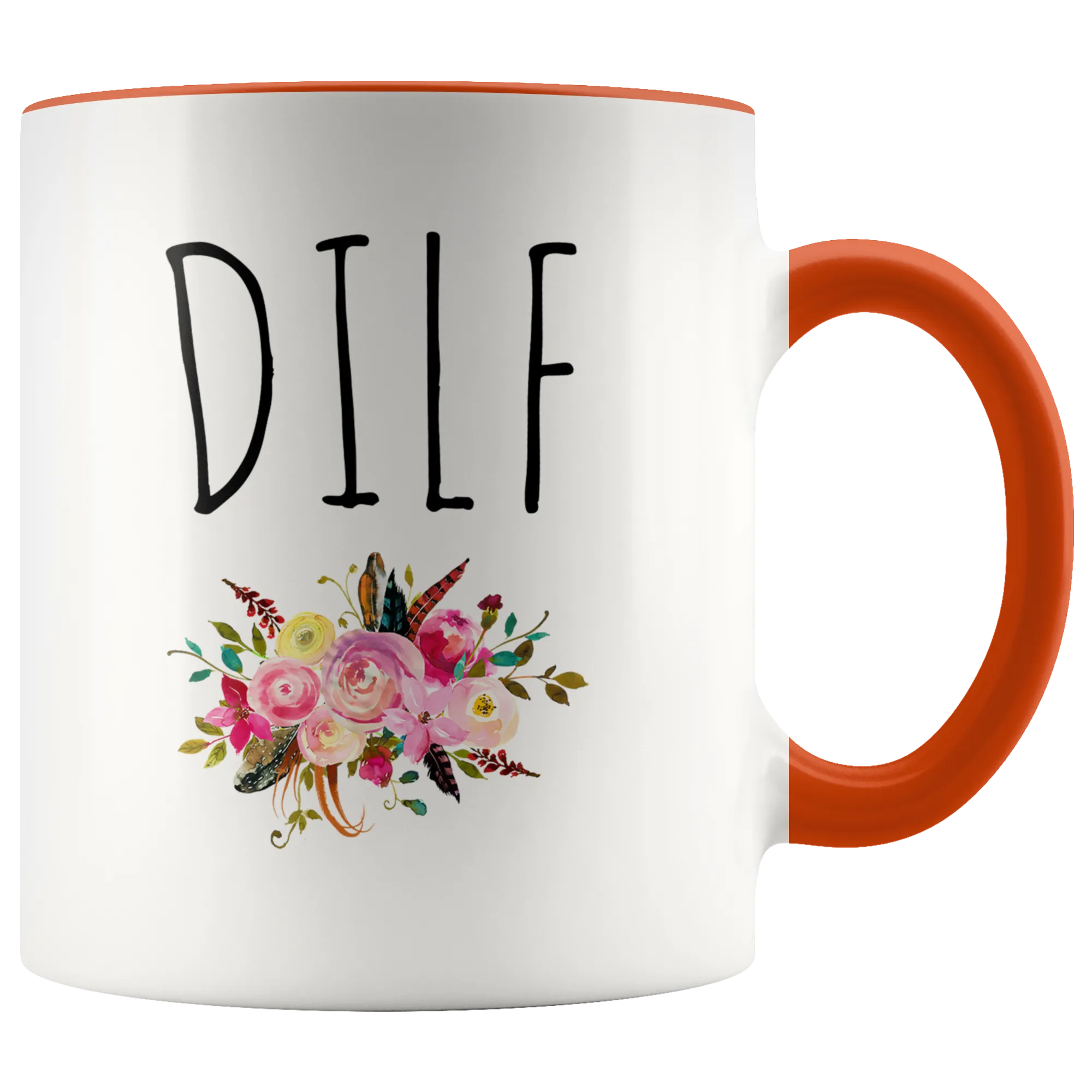 DILF Mug Dad Gag Gift Funny Husband Coffee Cup