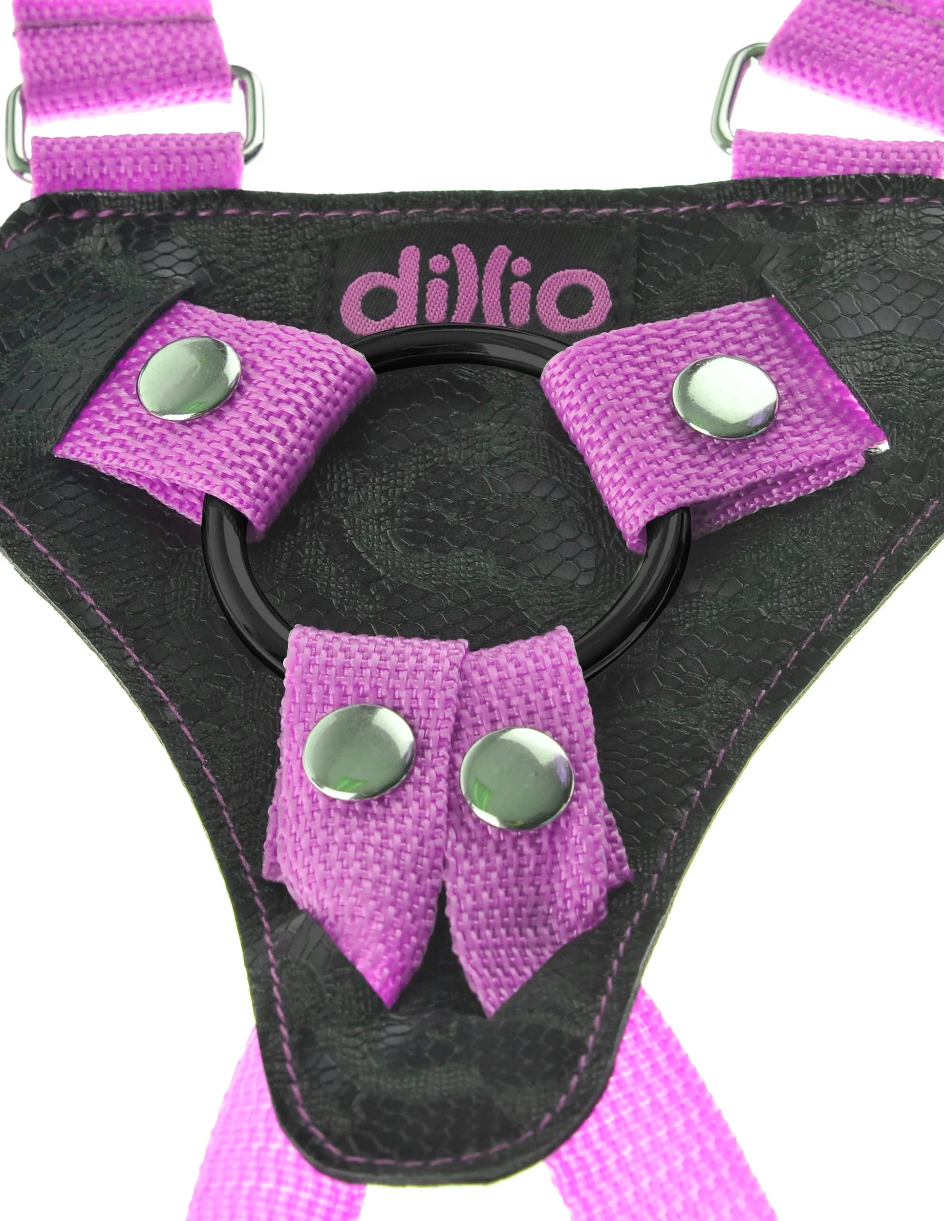 Dillio Pink - 7&quot; Strap-on Suspender Harness Set