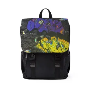 Dinosaur head in Eclogite Unisex Casual Shoulder Backpack