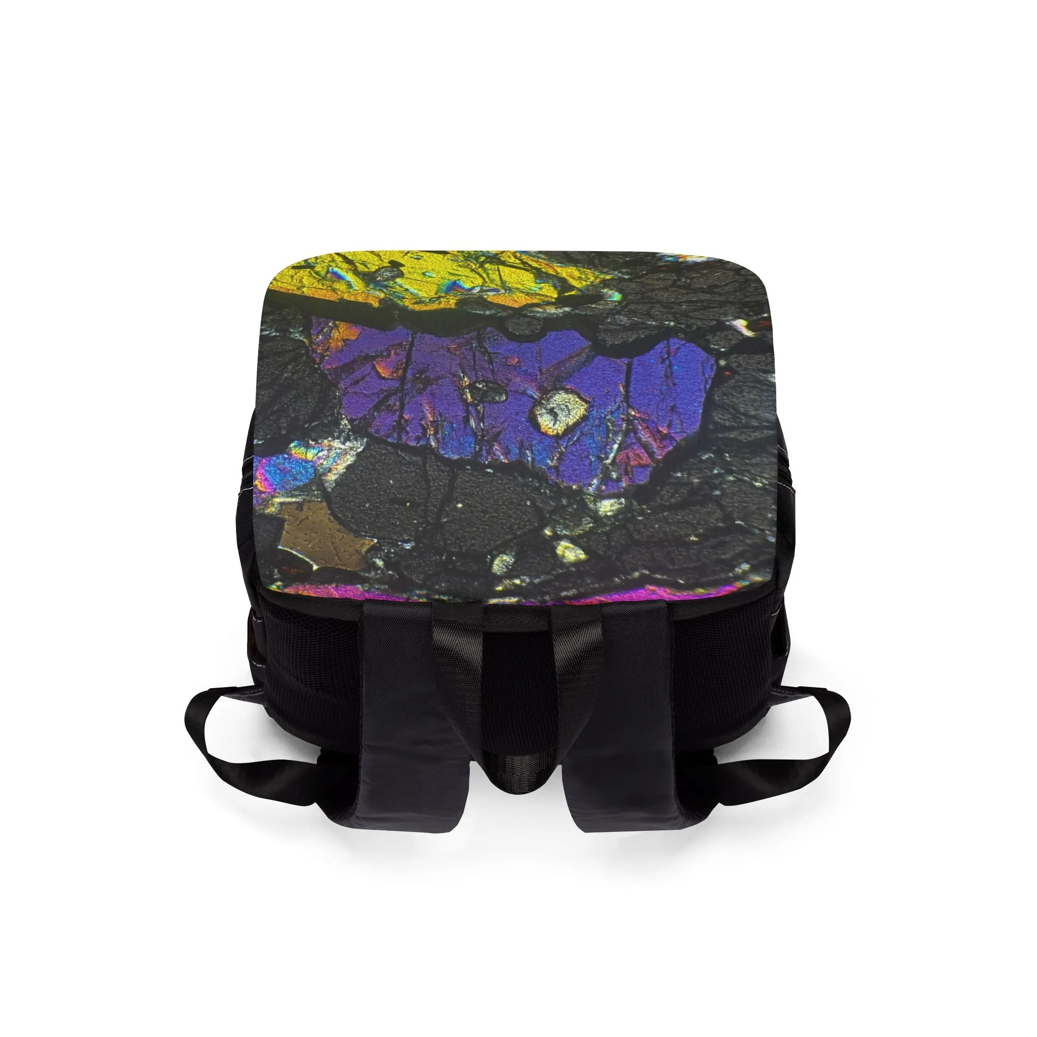 Dinosaur head in Eclogite Unisex Casual Shoulder Backpack