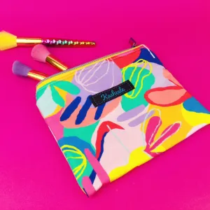 Disco Small Clutch, Small makeup bag. World of Mik Design.