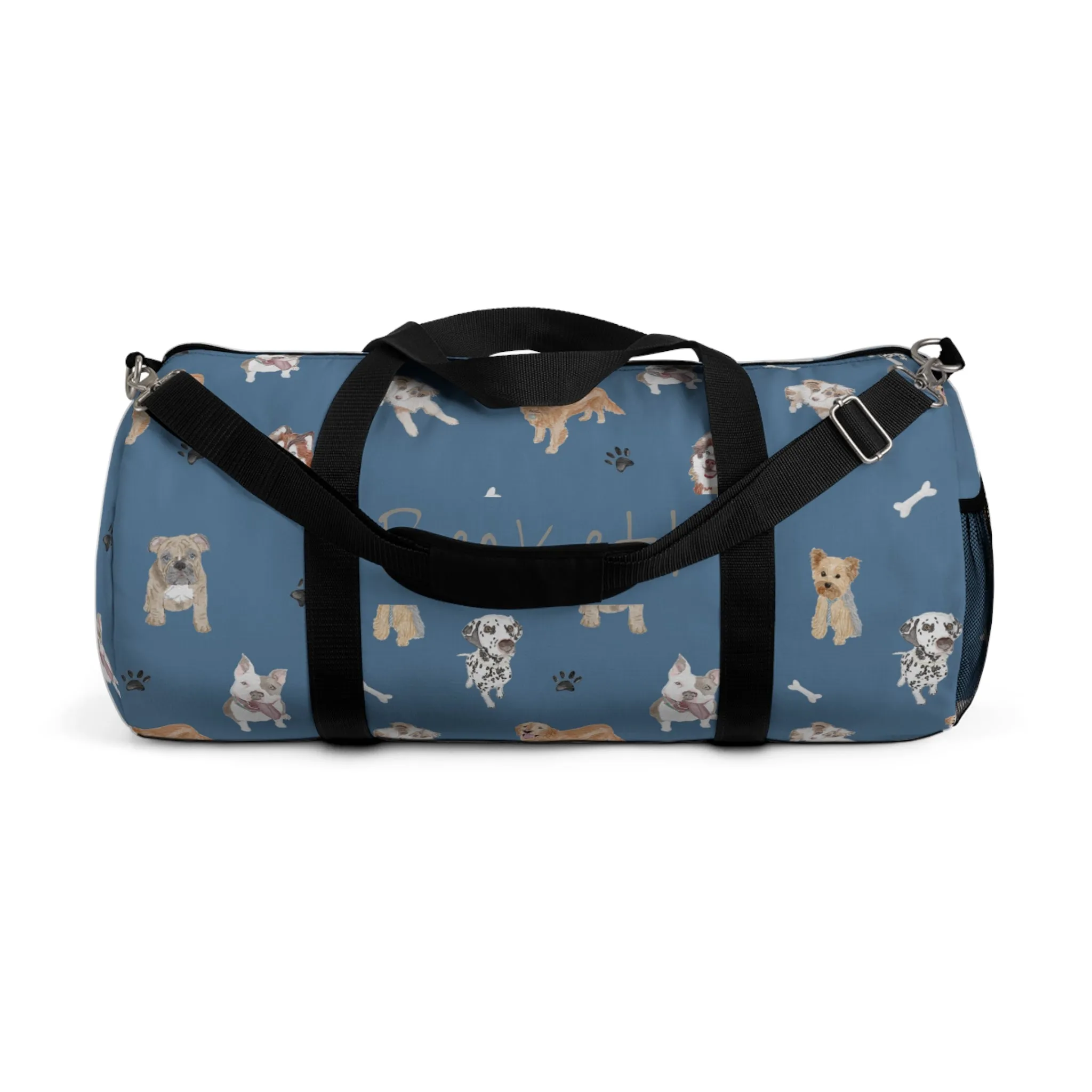 Dog-gone Comfy Duffel Bag (INCLUDE CUSTOM NAME & FONT OPTION IN NOTES AT CHECKOUT)